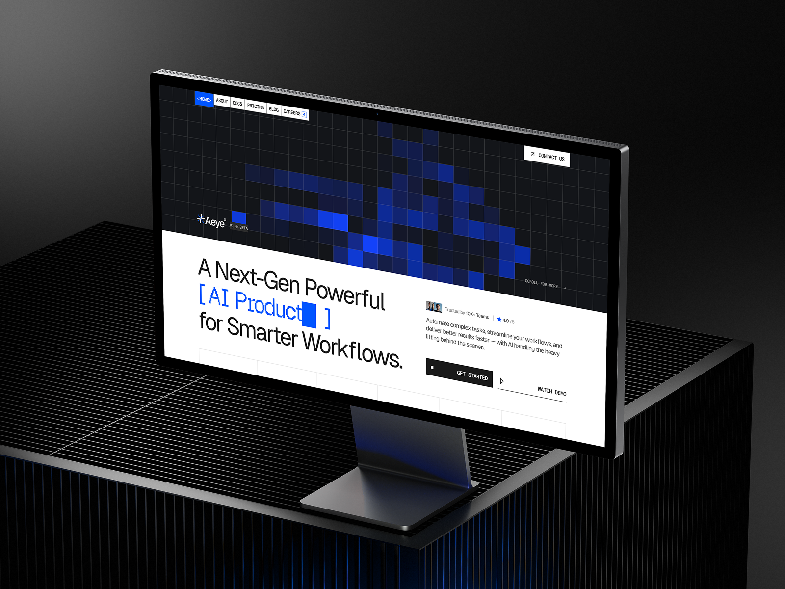 Aeye - AI SaaS Platform Webflow Template