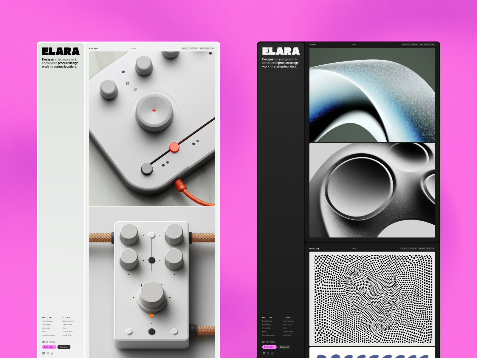 [FREE] Alara · Framer Portfolio Template