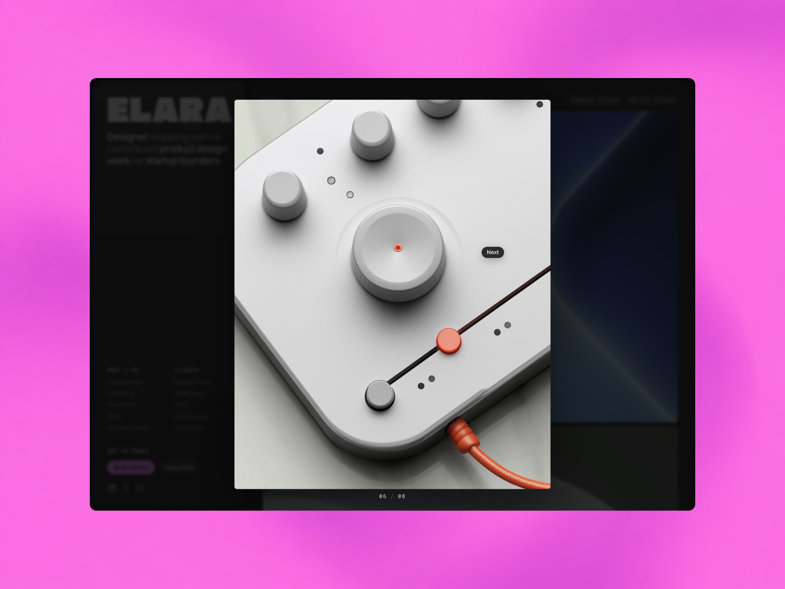 [FREE] Alara · Framer Portfolio Template