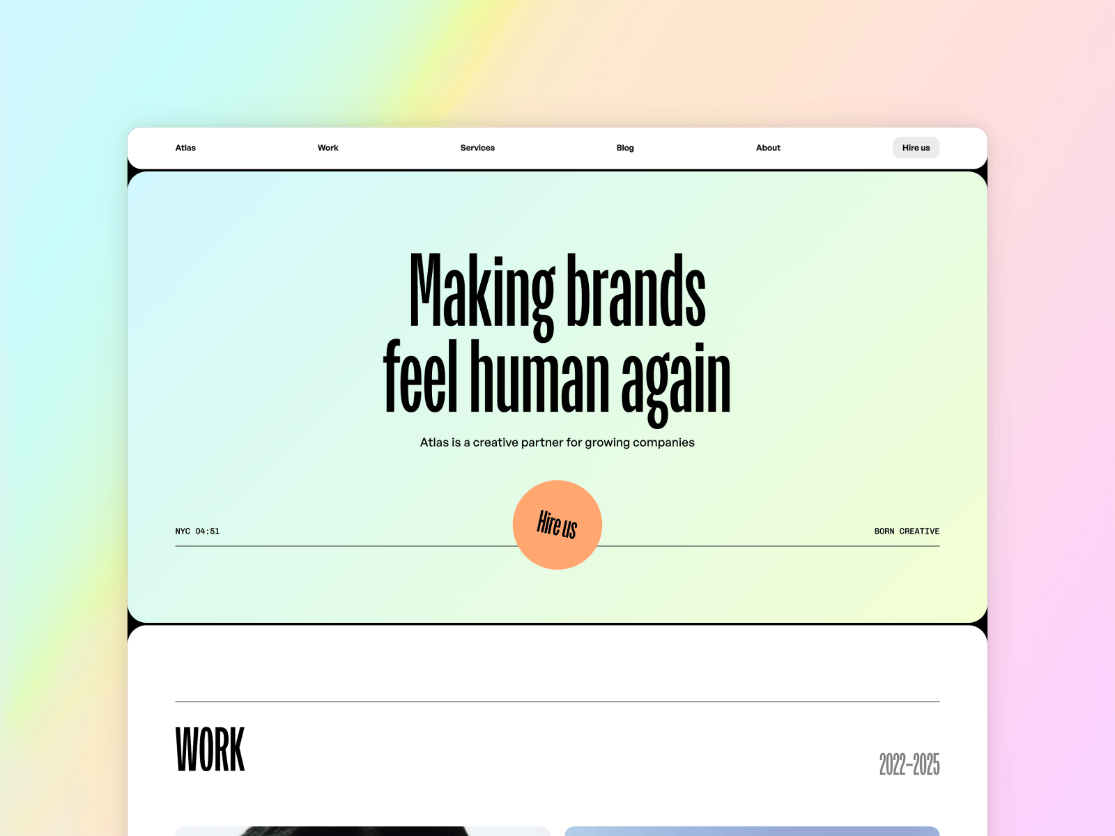 [FREE] Atlas Studio · Framer Portfolio Template