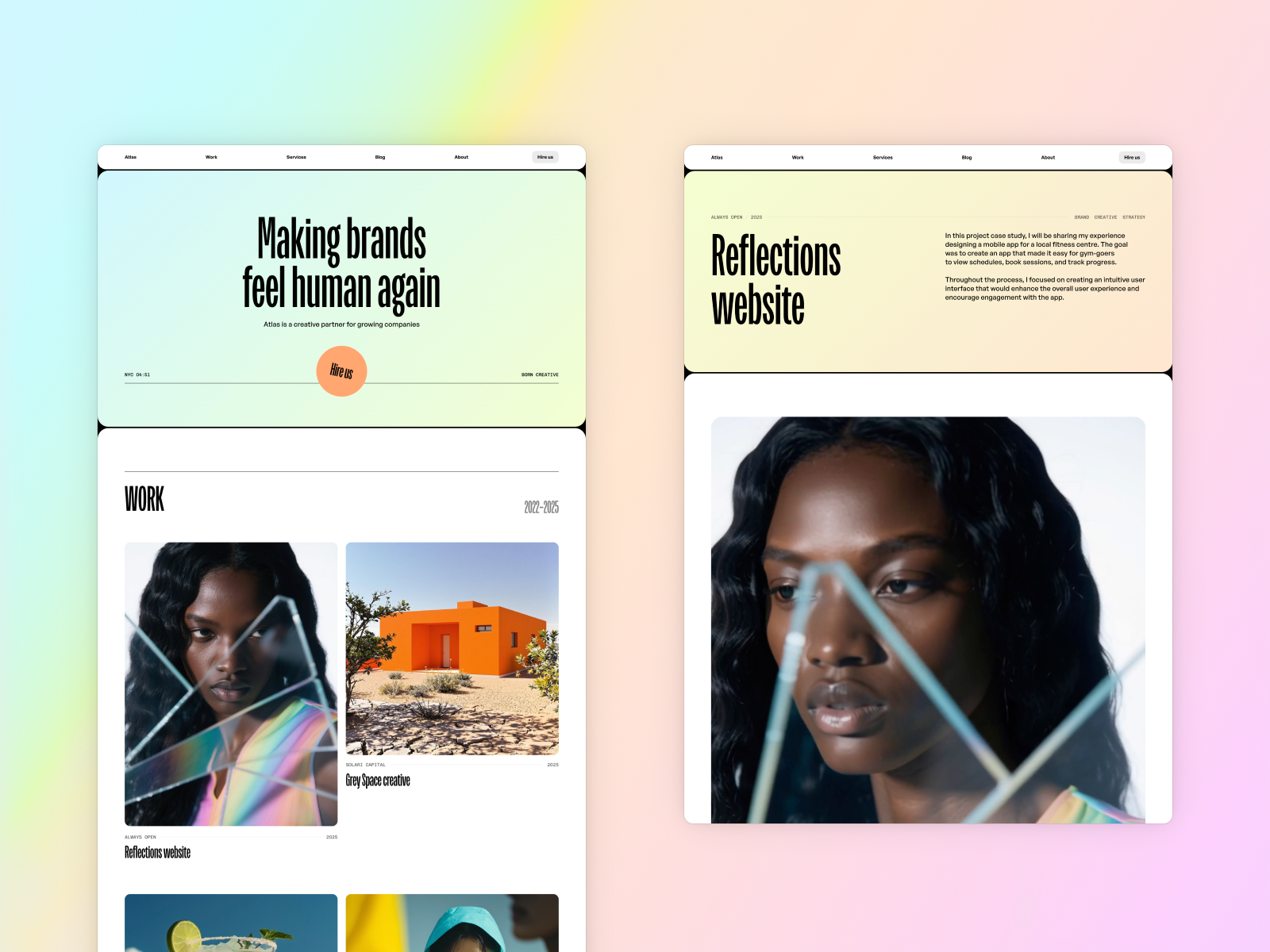 [FREE] Atlas Studio · Framer Portfolio Template