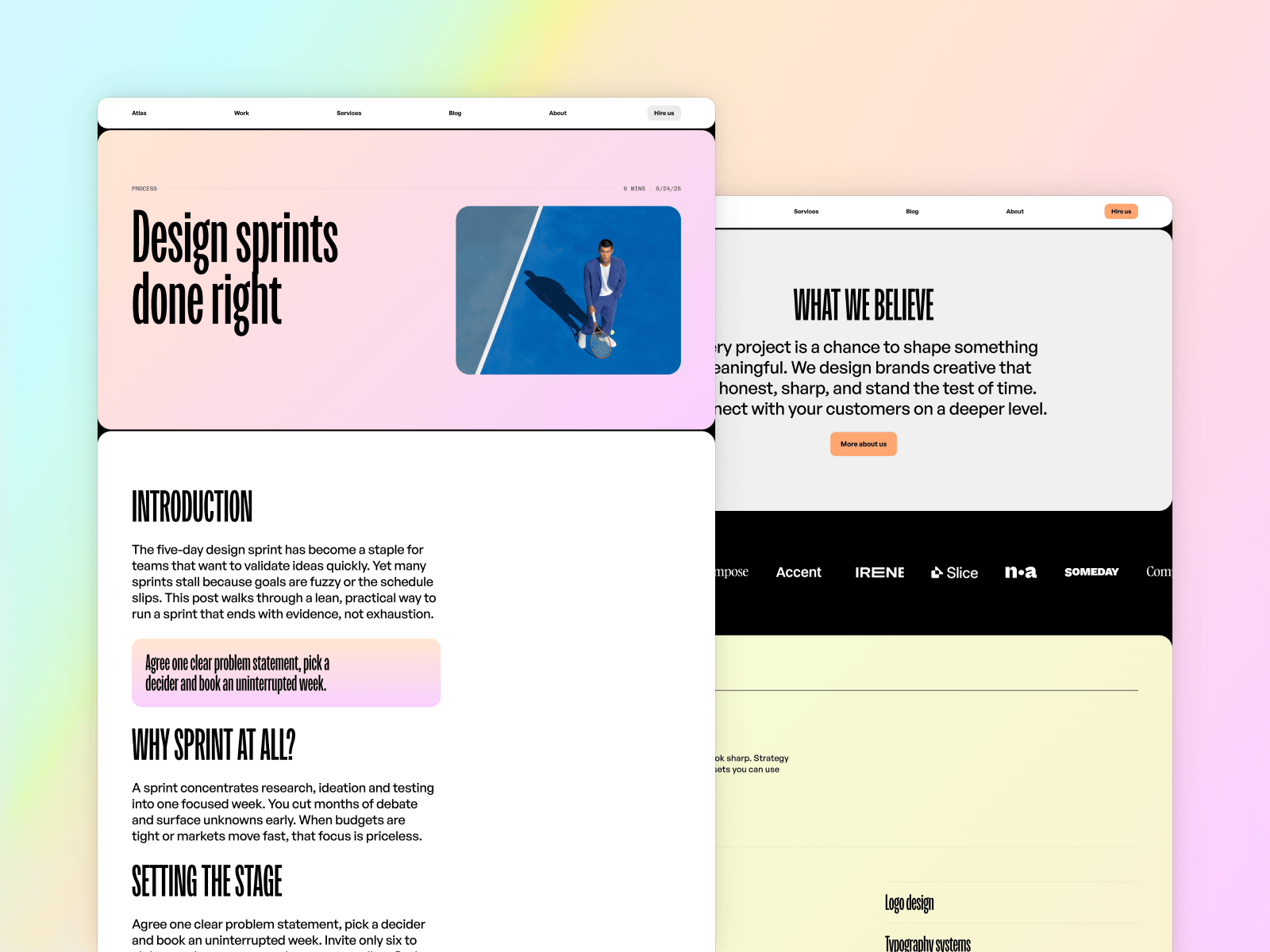 [FREE] Atlas Studio · Framer Portfolio Template