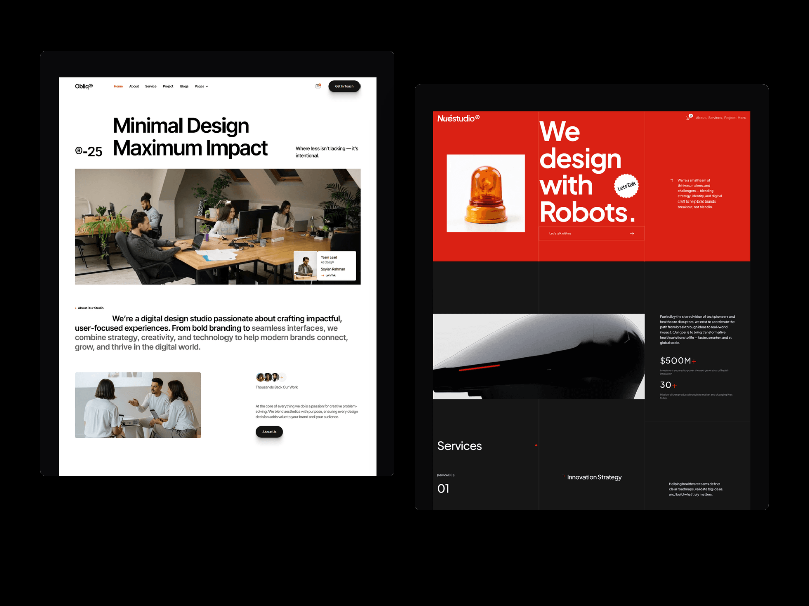 Waida Studio Figma Bundle: 40 Full Website Designs