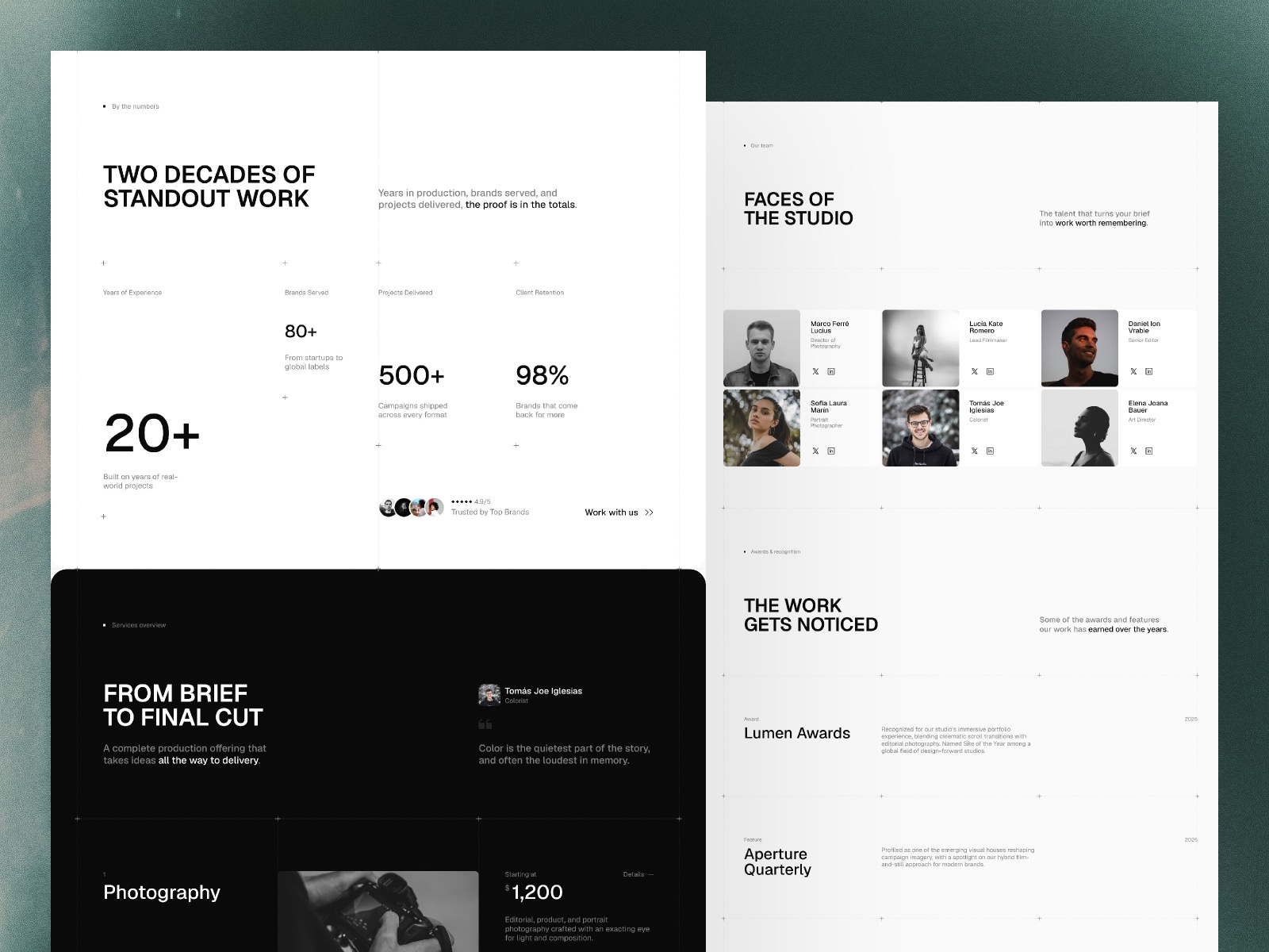 Reelio — Photography & Film Studio Framer Template