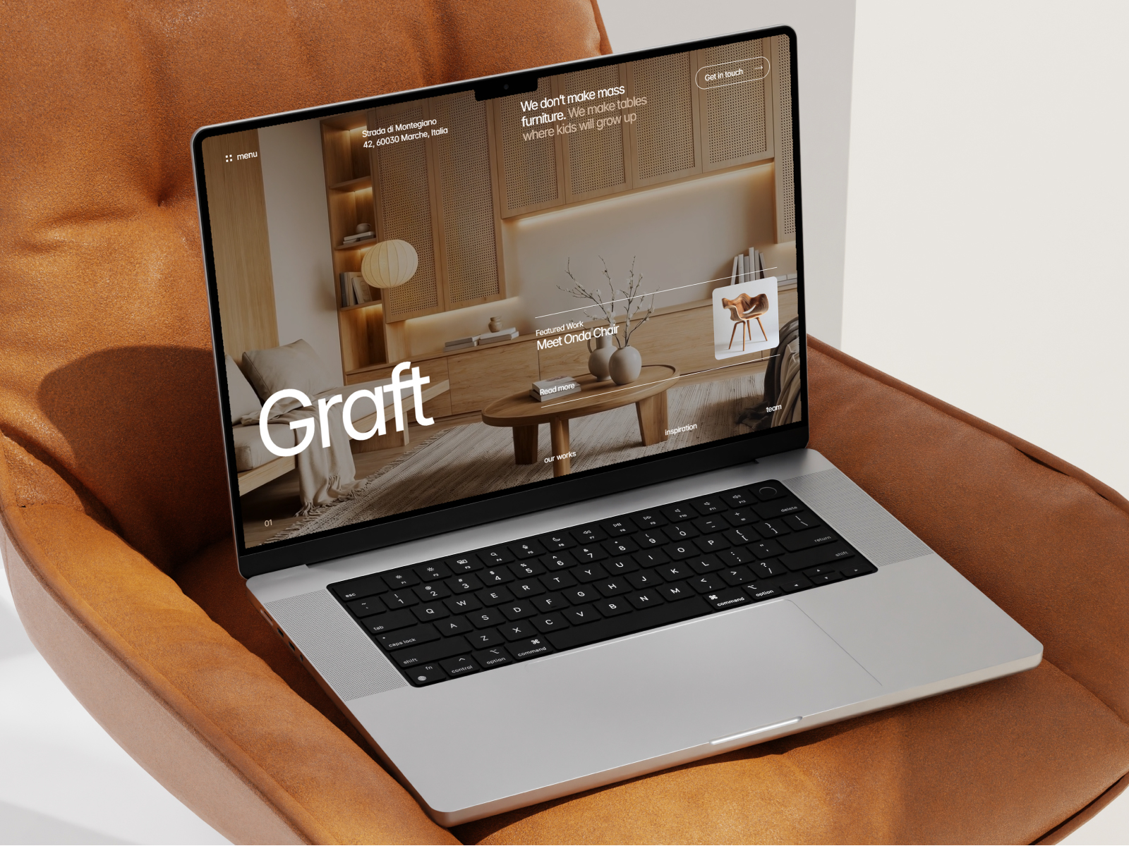 Graft — Furniture, Interior Design Landing Page