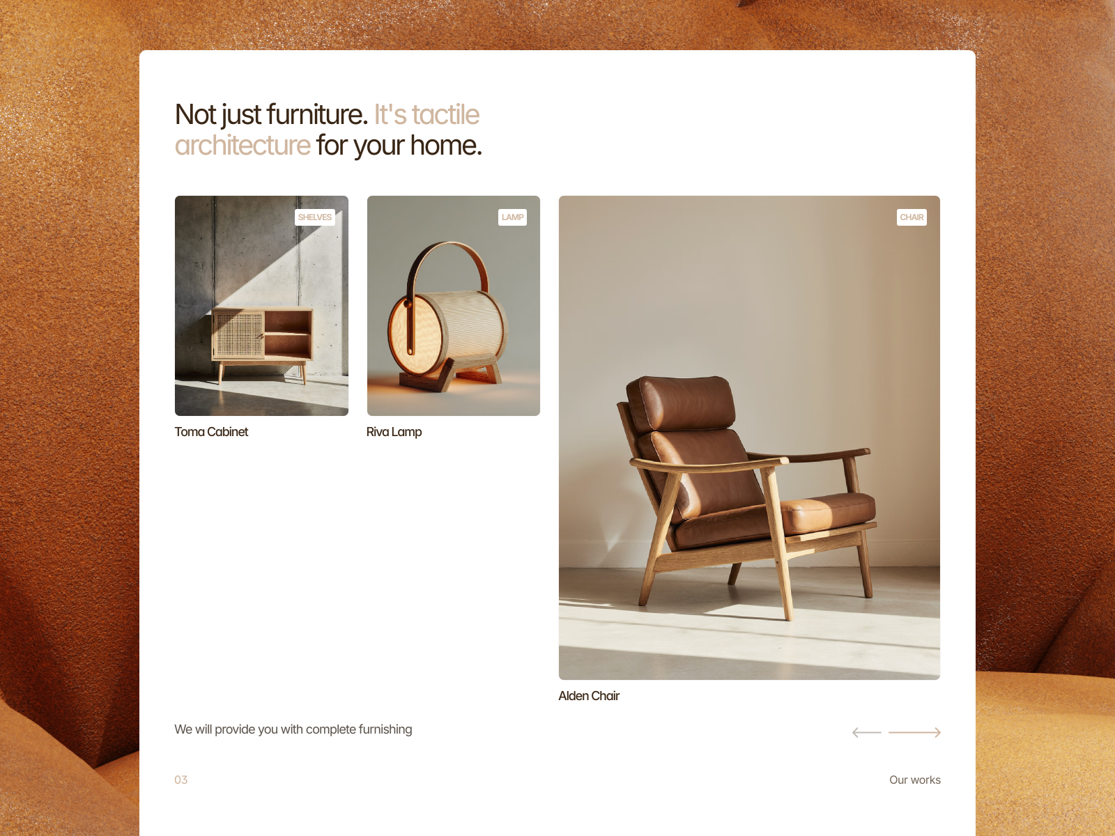 Graft — Furniture, Interior Design Landing Page