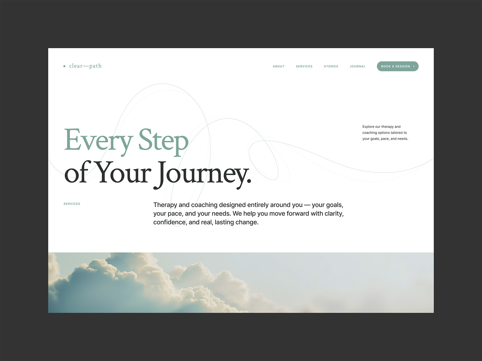 ClearPath  — Therapy & Coaching Framer Template