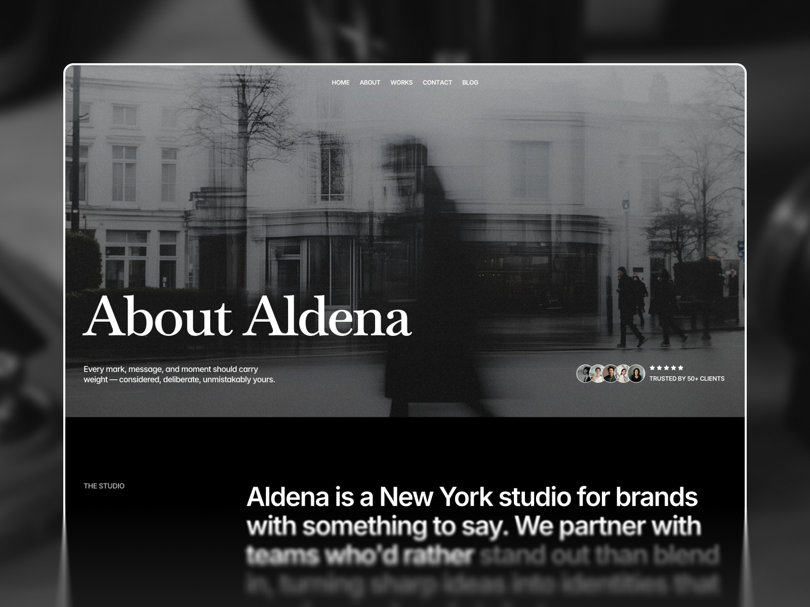 Aldena — Serif Brand & Editorial Template