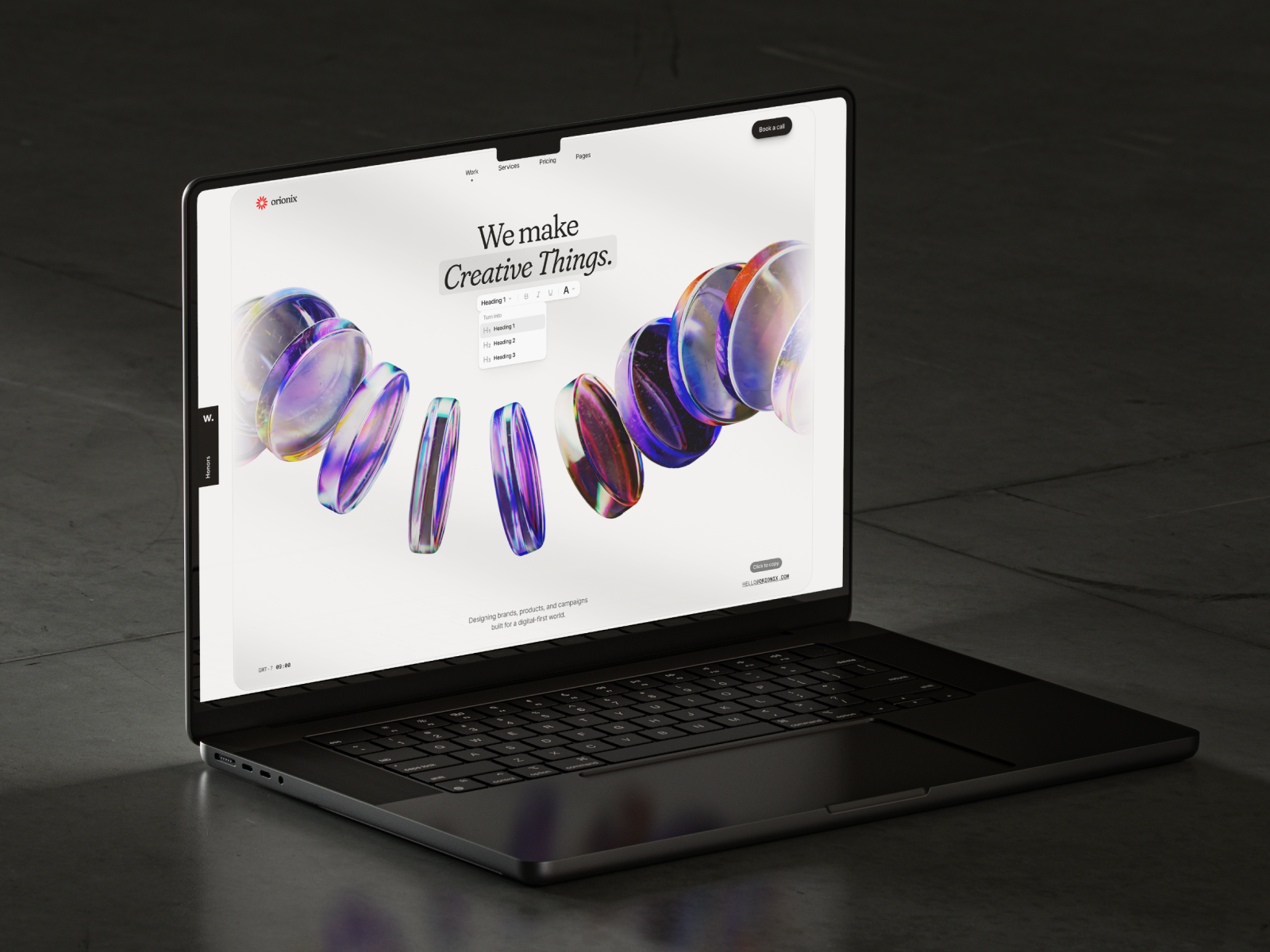 Orionix - Creative Agency & Studio Framer template
