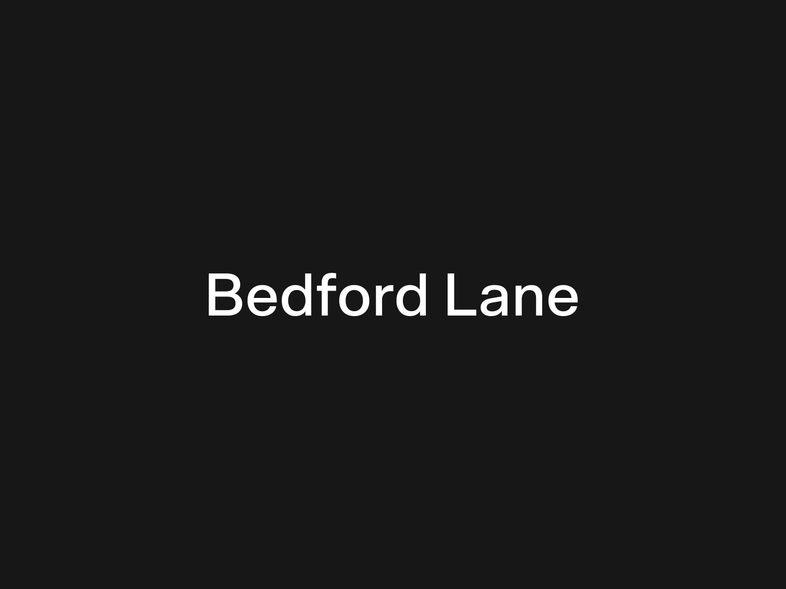 Bedford Lane