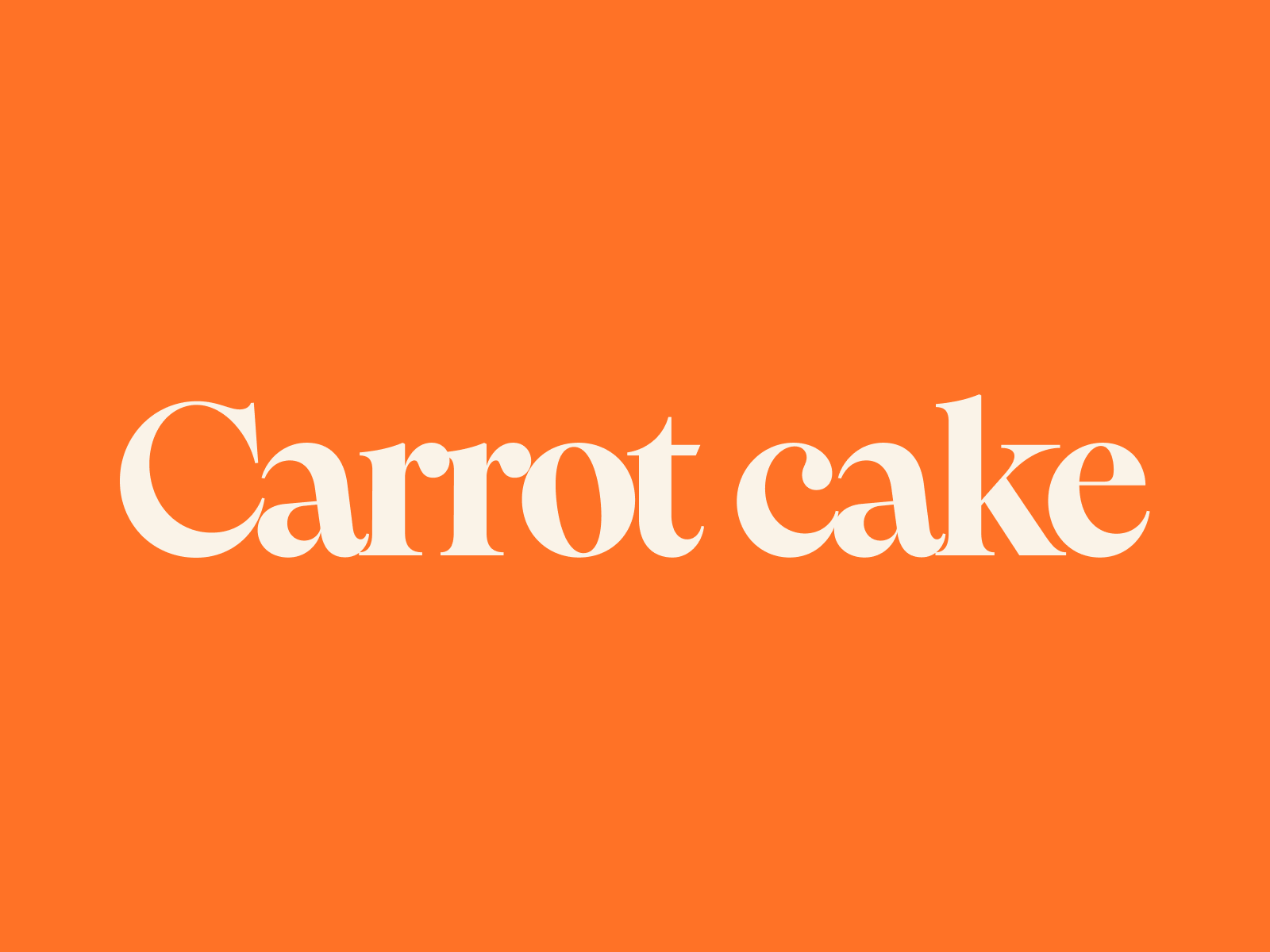 the carrotcake