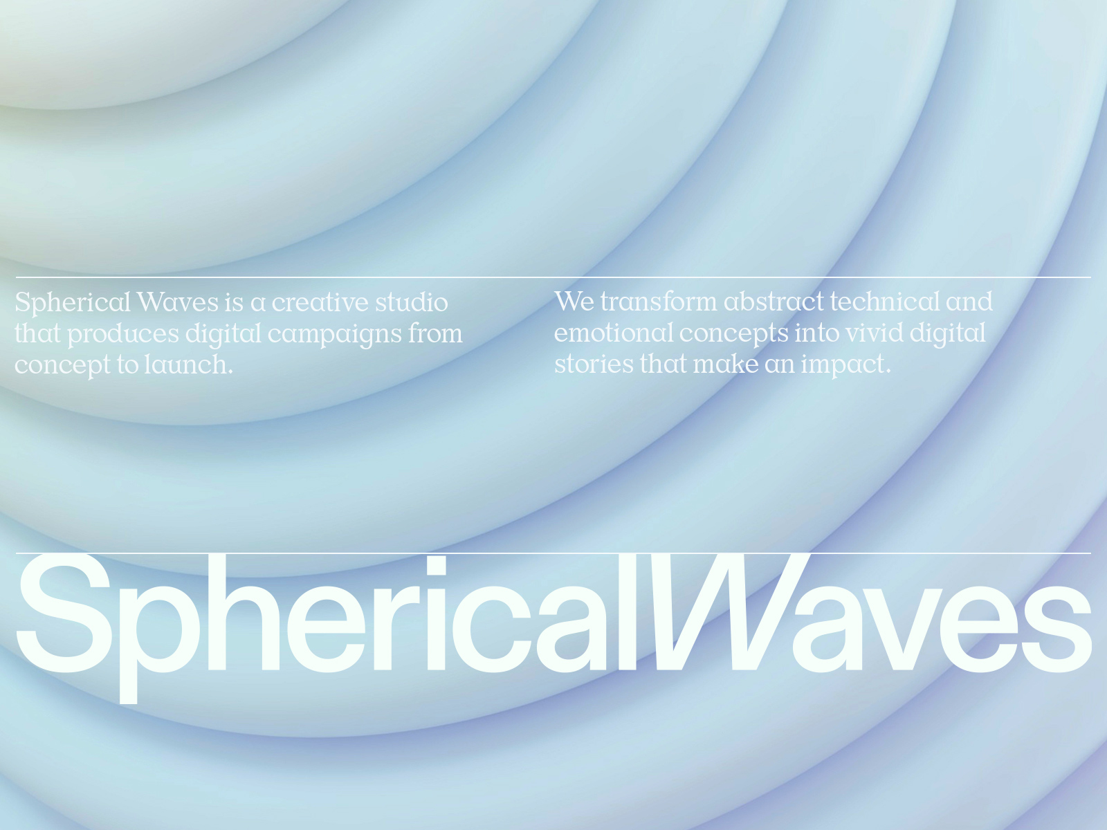 Spherical Waves