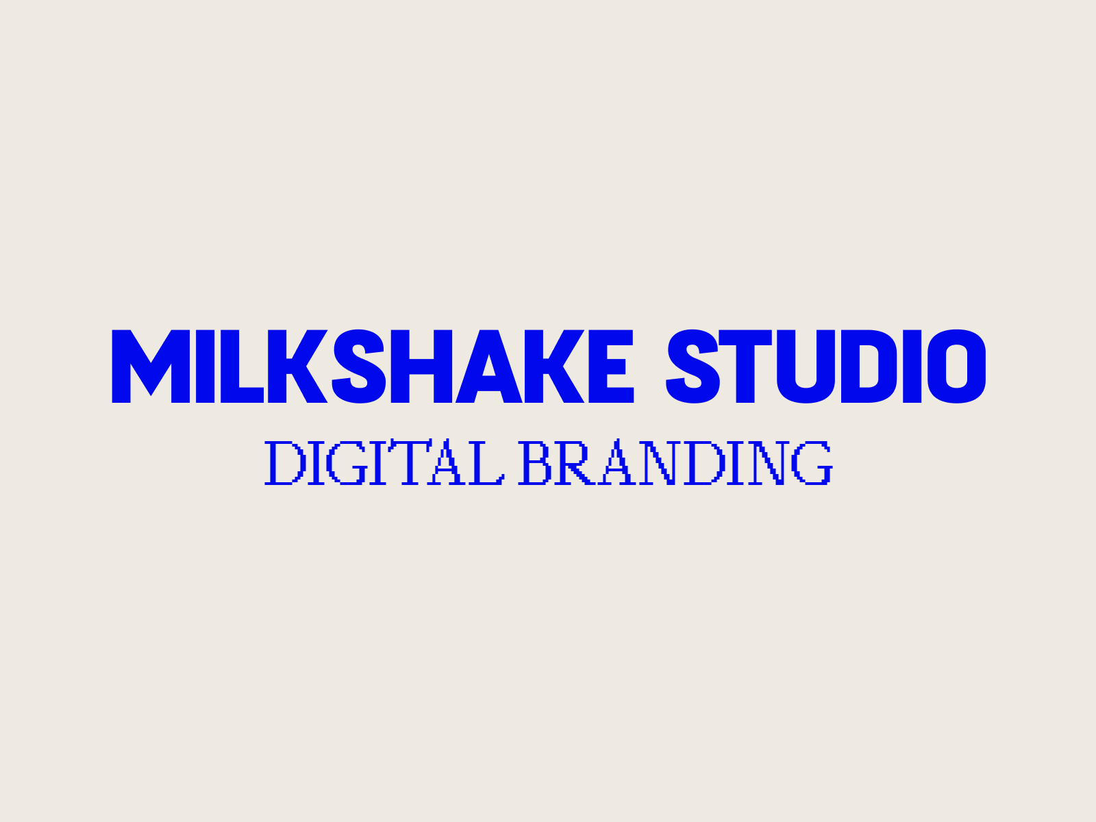 Milkshake Studio