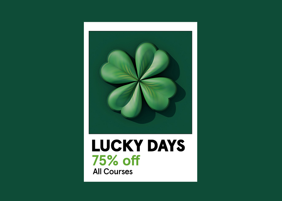 Lucky Days at Awwwards Academy - Celebrate them with 75% off on all courses
