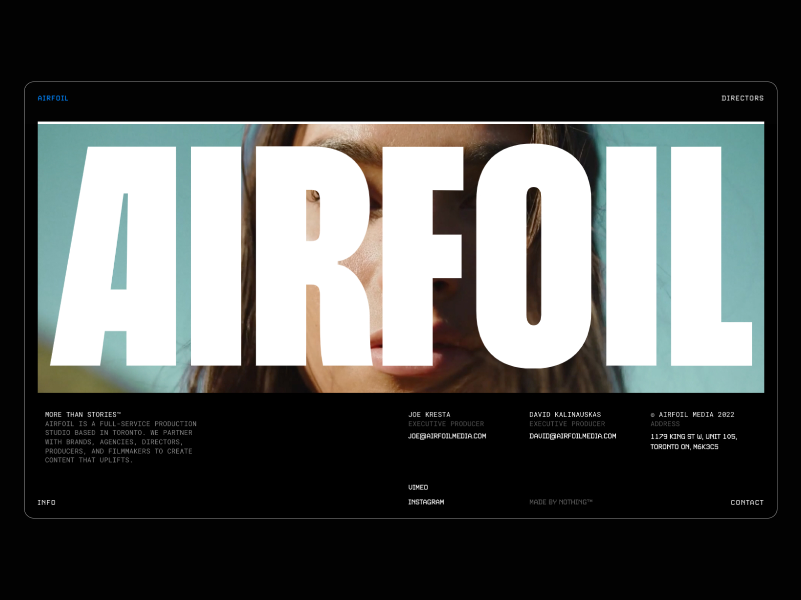 Airfoil Footer