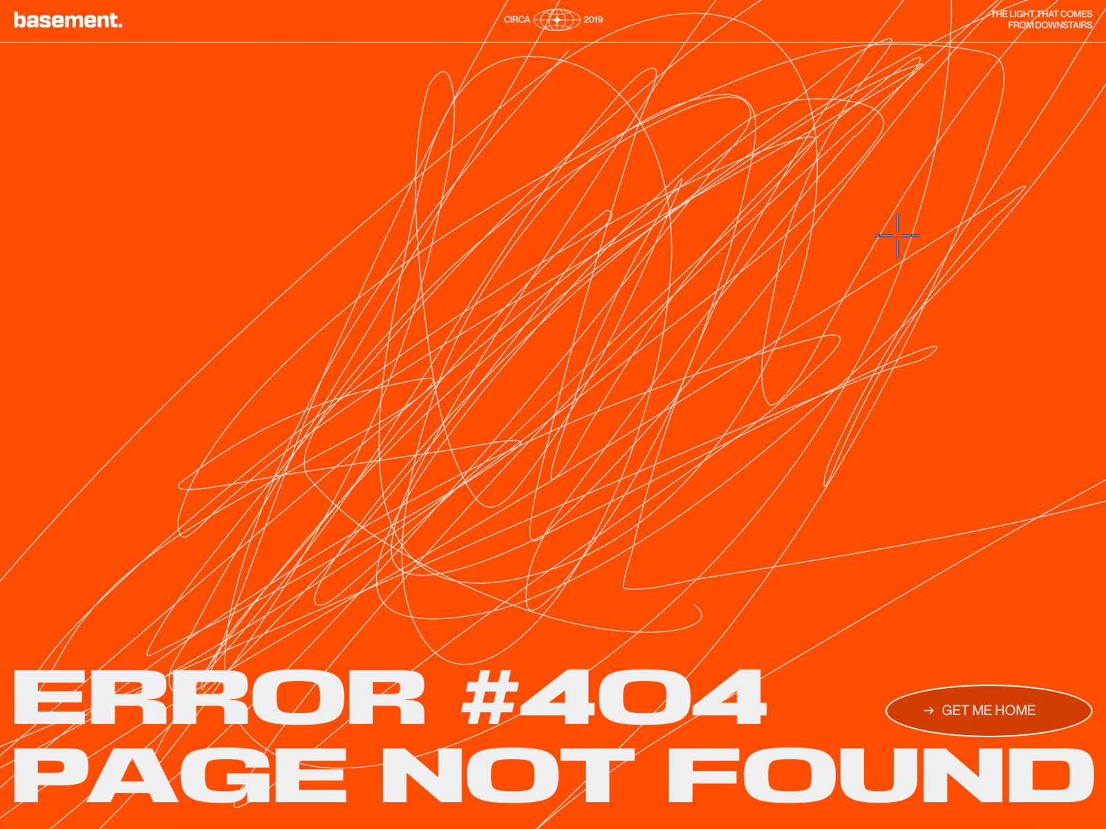 404 error page - Basement Studio