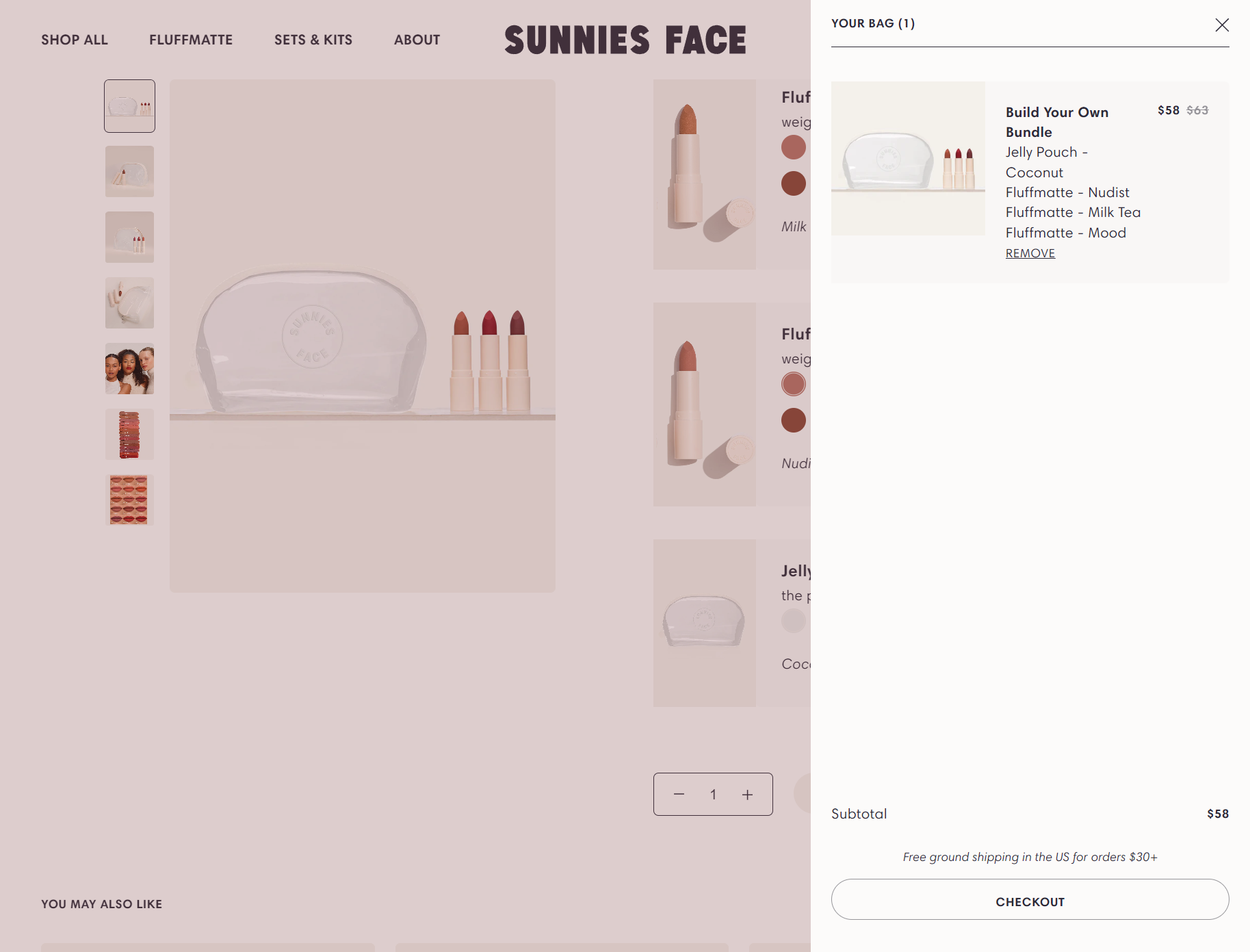 Shopping cart - Sunnies Face