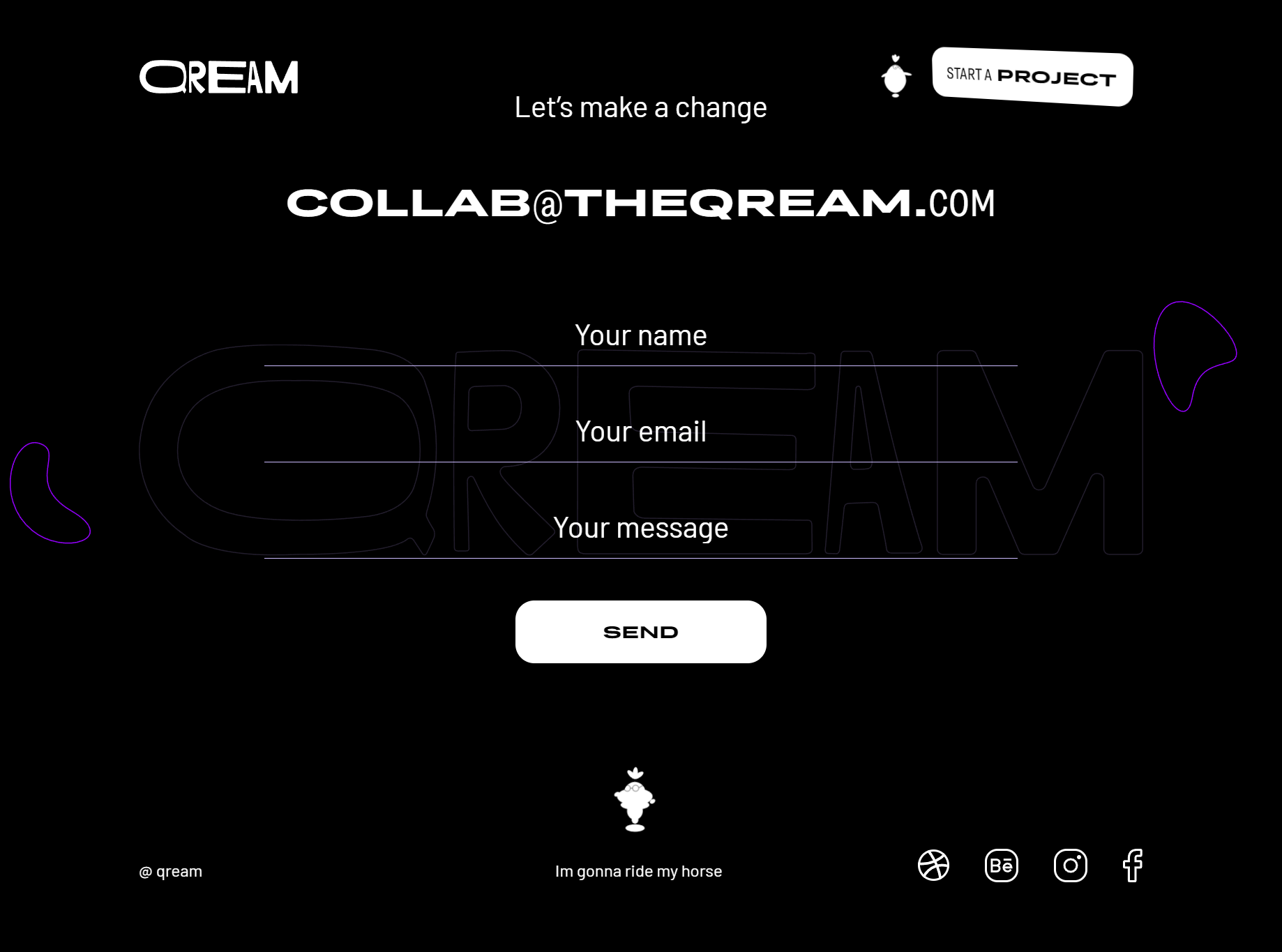 Contact - Qream Design Agency