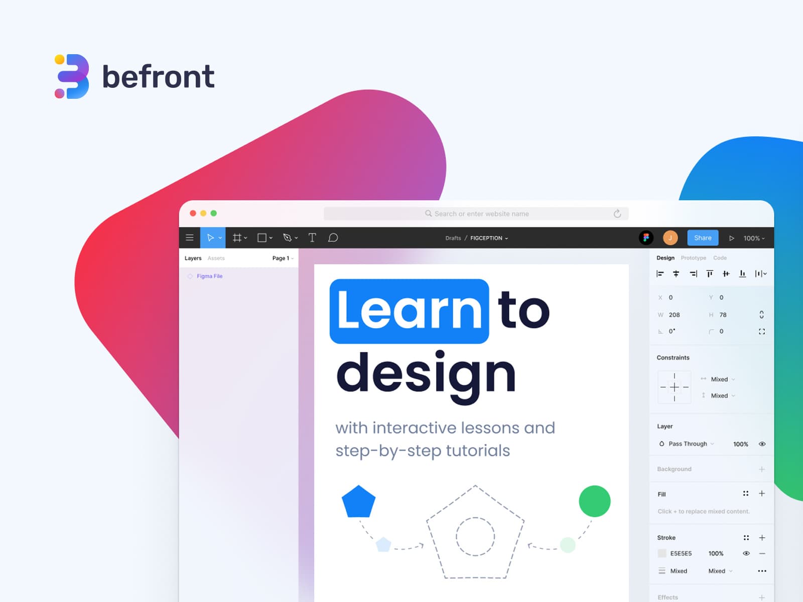 Befront - Learn design skills through practice