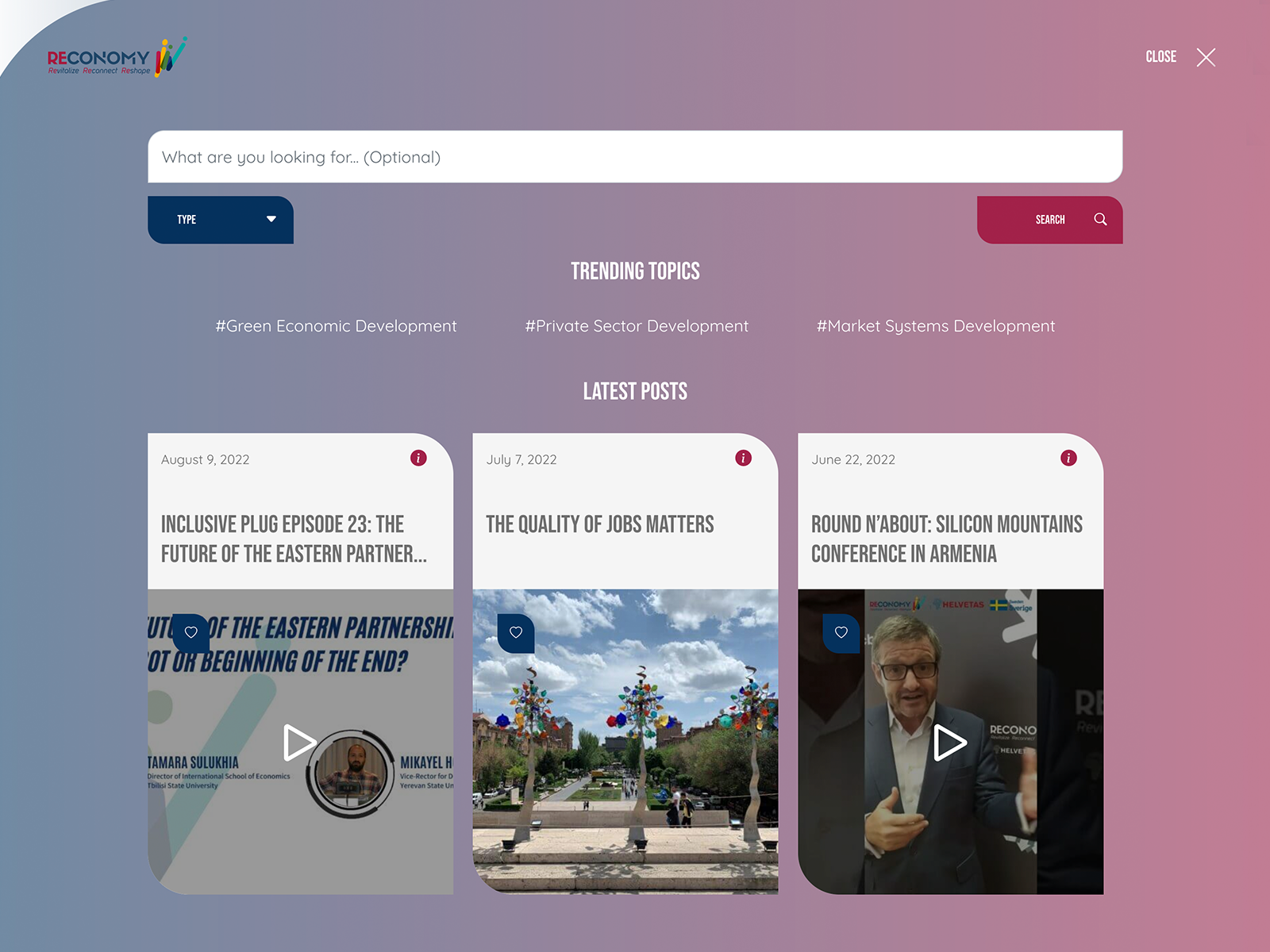 Search Modal