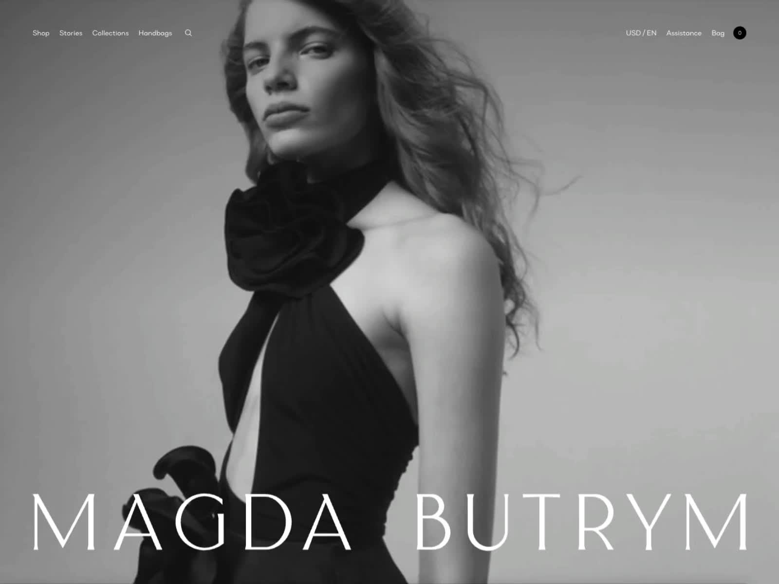 Magda Butrym - Menu navigation - Awwwards