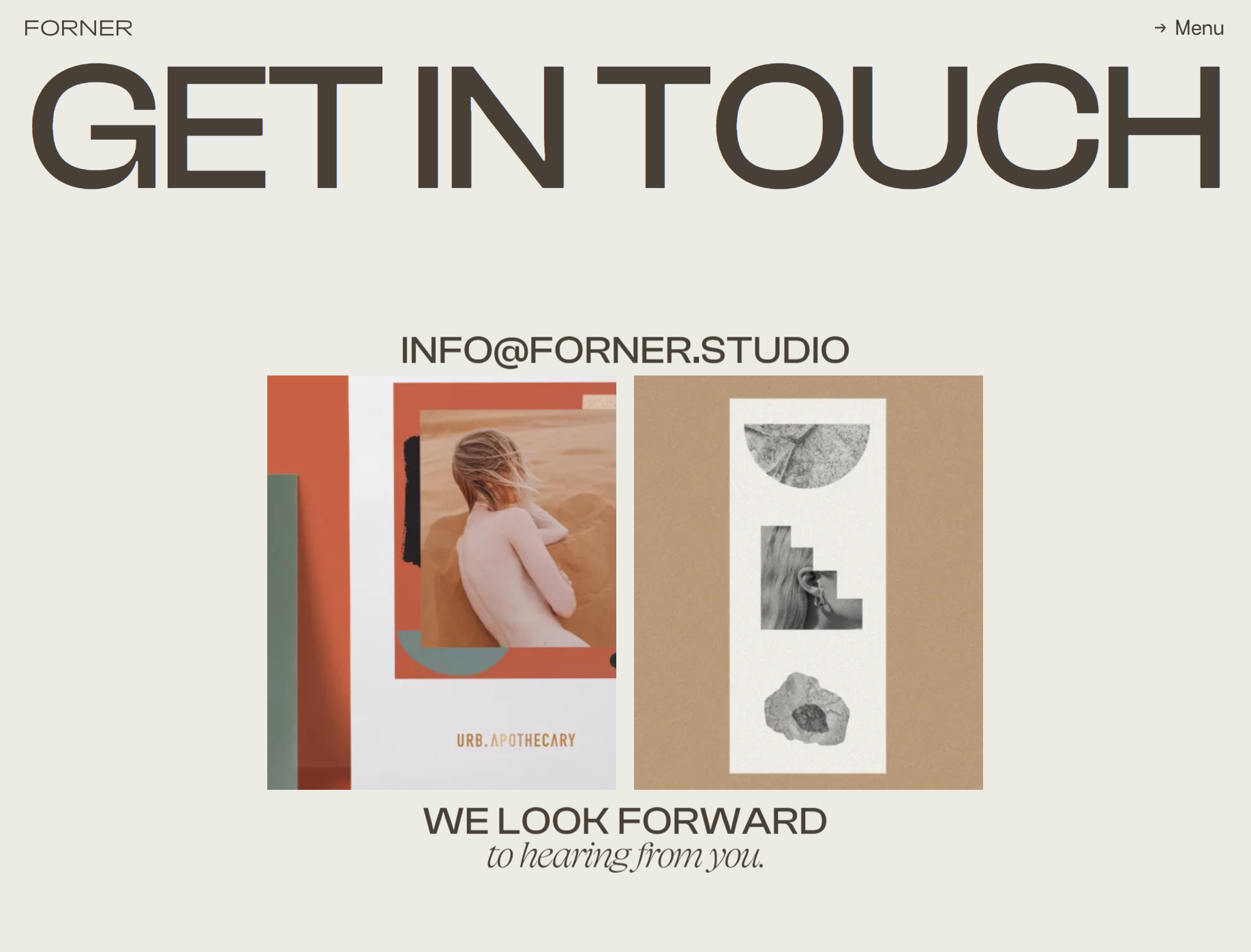 Contact - FORNER Studio