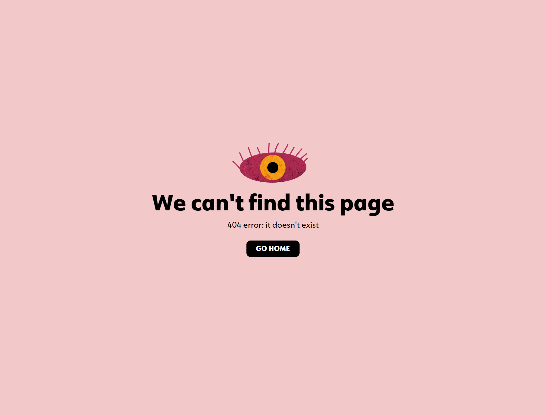 404 page - Eyes Here