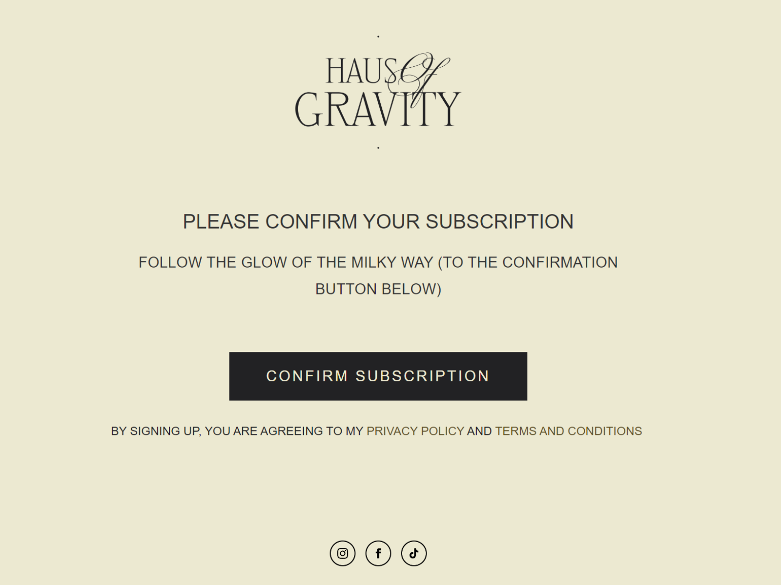 Haus of Gravity Contact Page