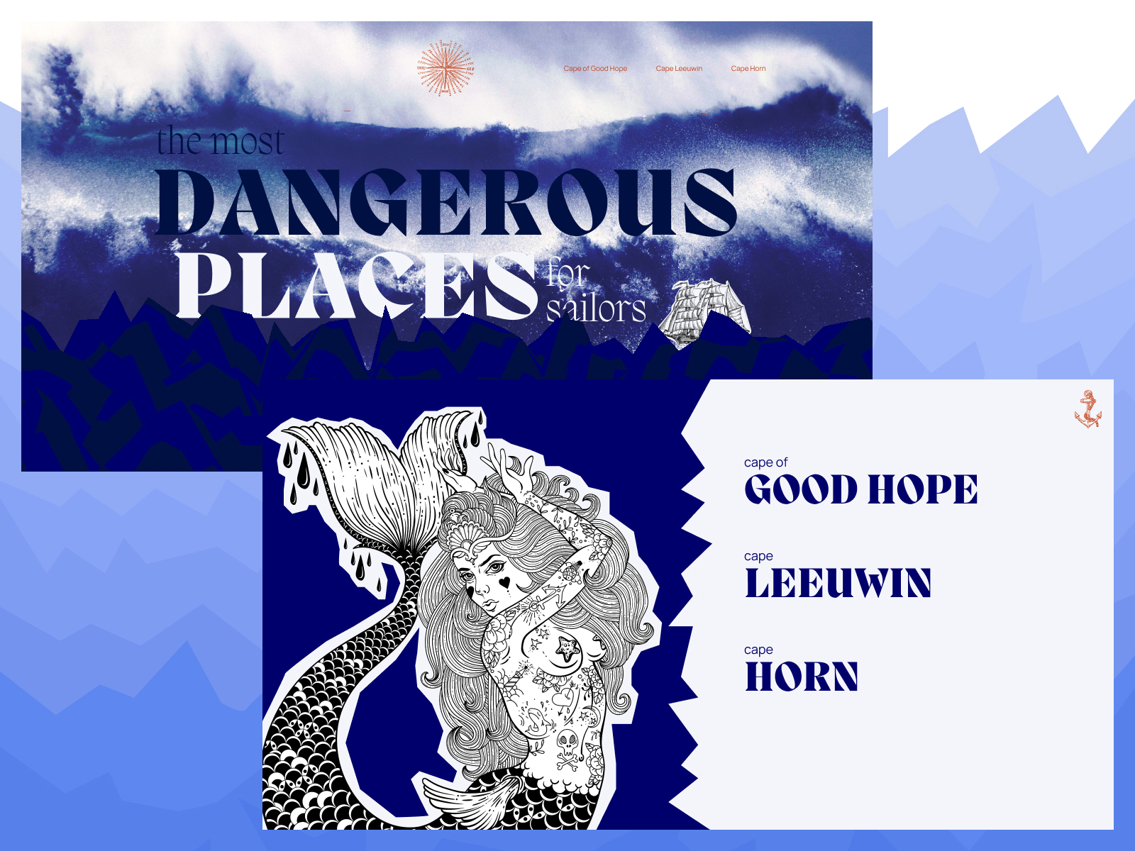 The Most Dangerous Places For Sailors menu Awwwards