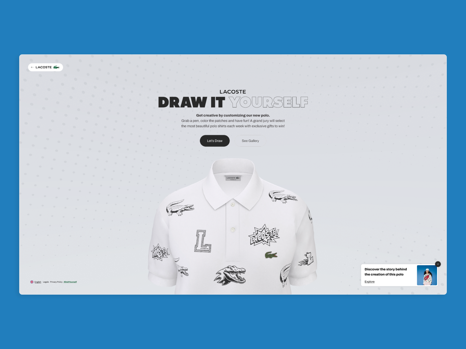 Lacoste - Draw It Yourself