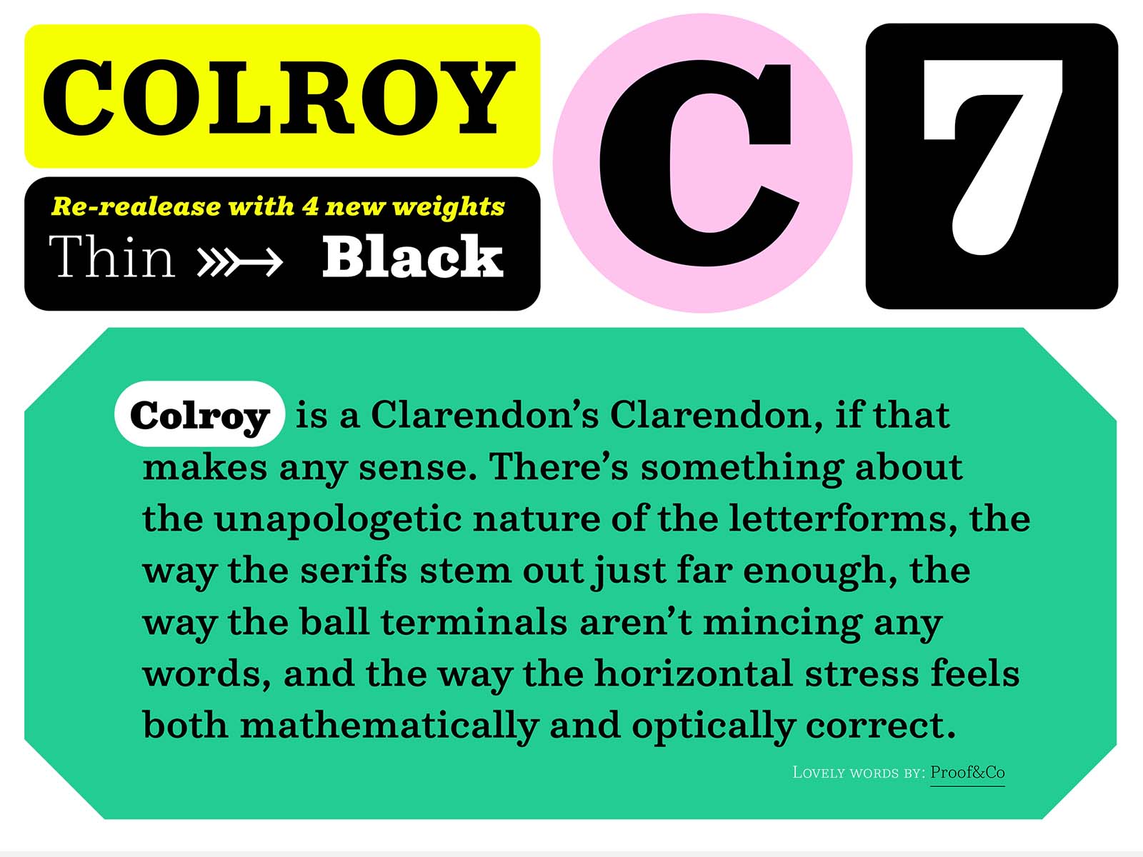 Colroy typeface