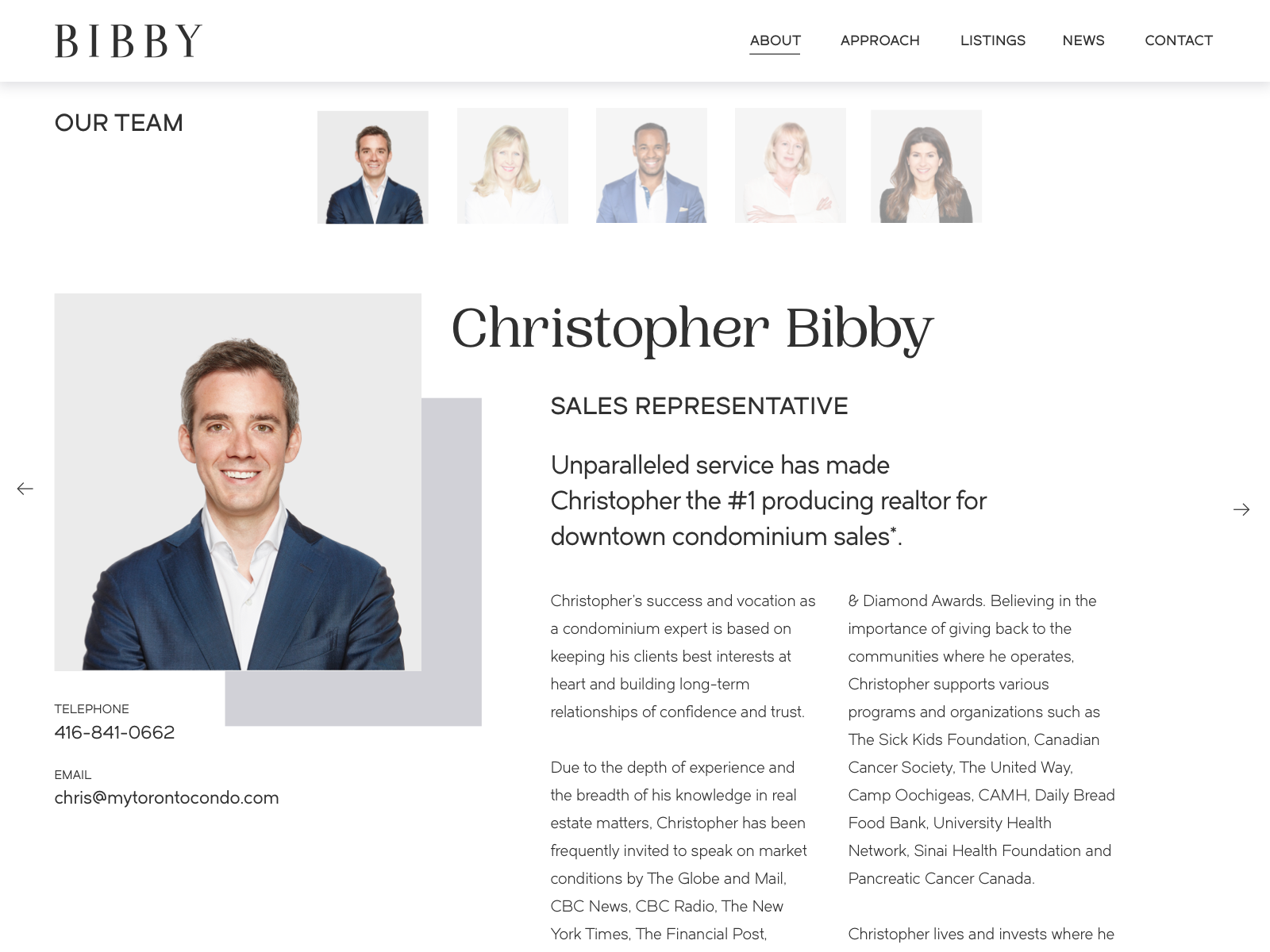 Bibby Website Team