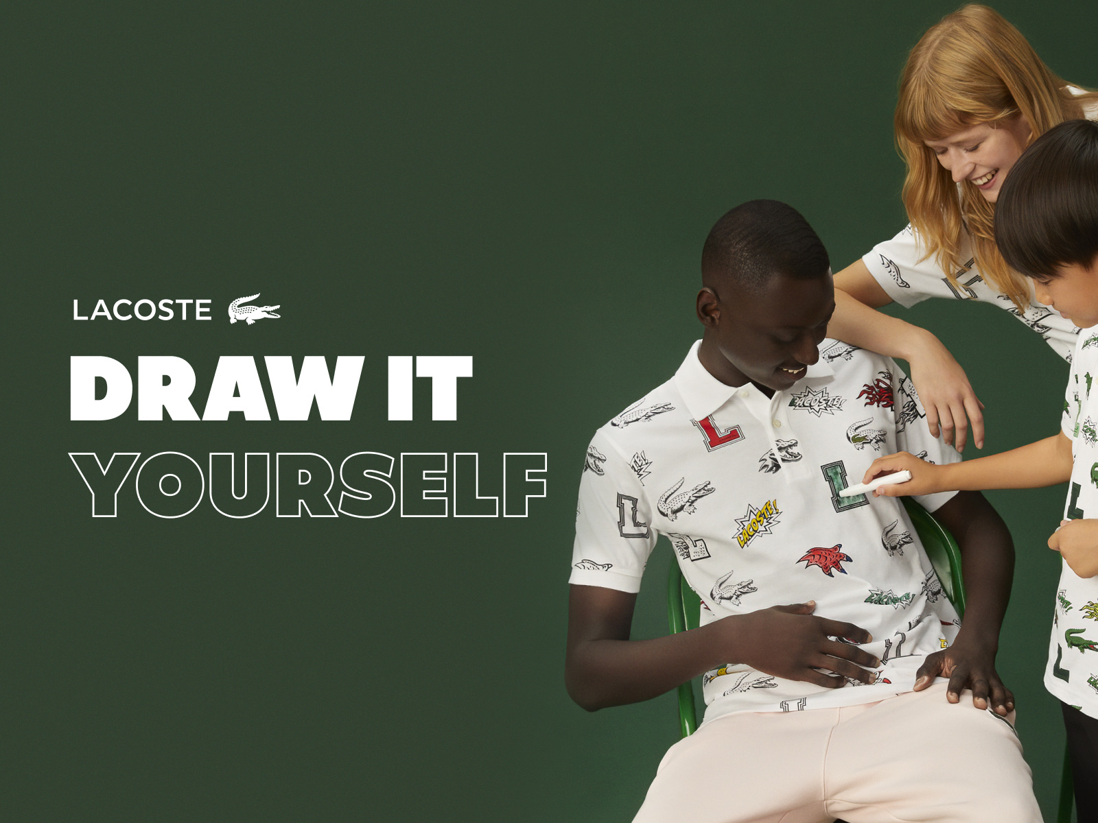 Lacoste Draw it yourself Campaing