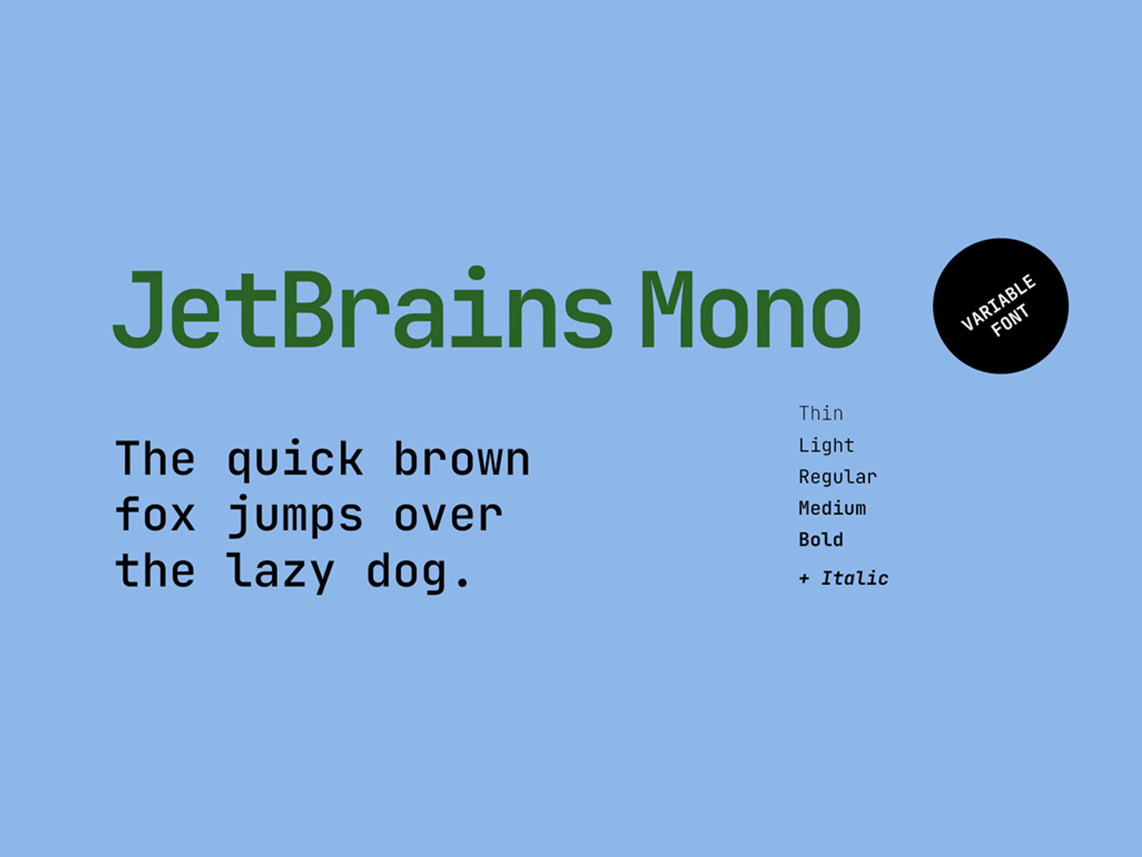 JetBrains Mono - Google Font