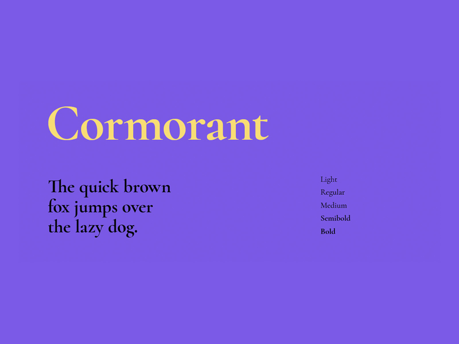 Cormorant - Google Font