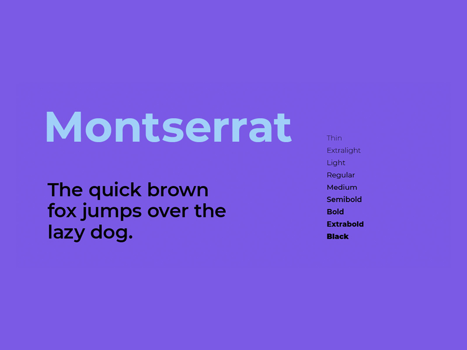 Montserrat - Google Font