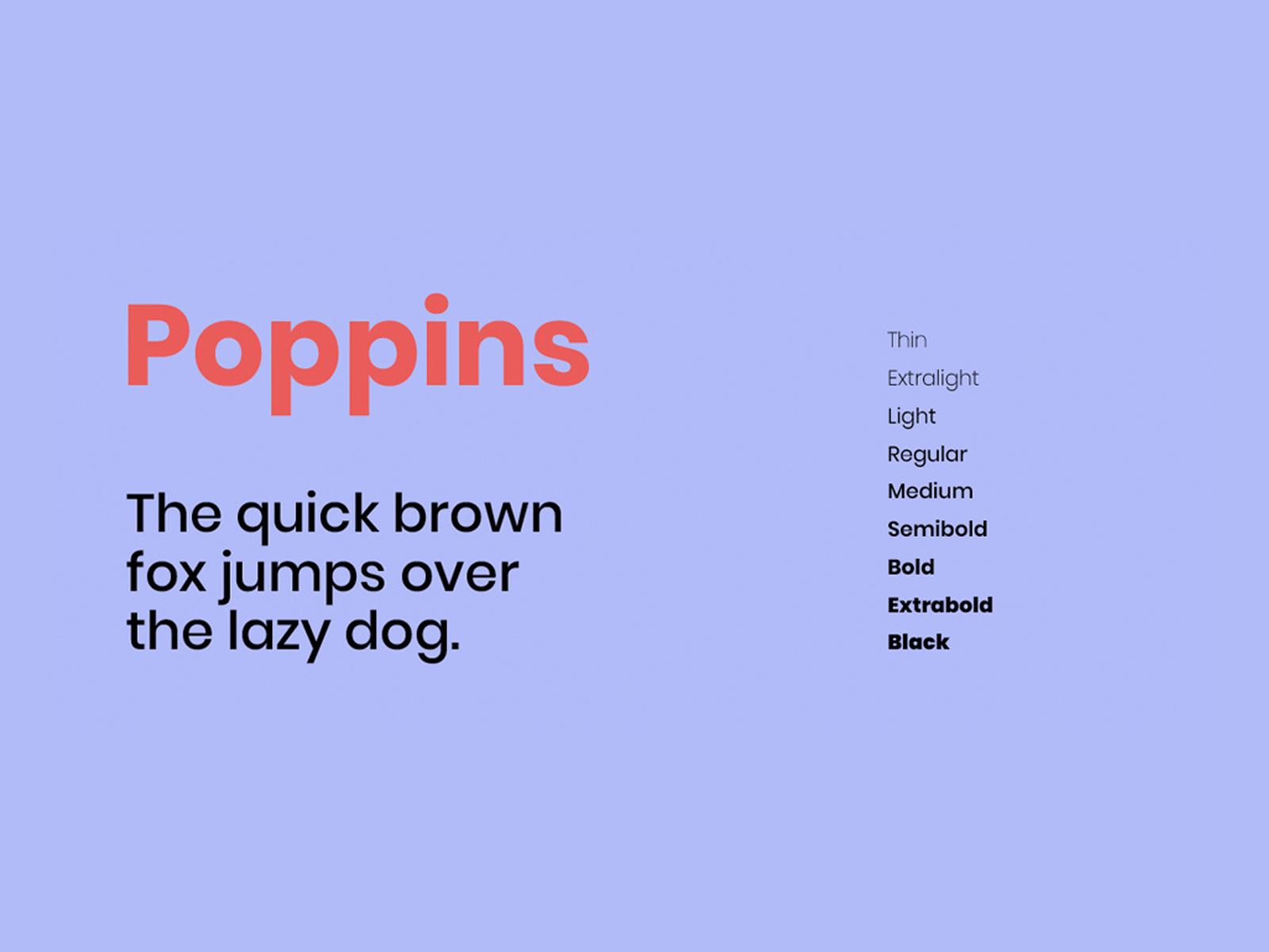 Poppins - Google Font