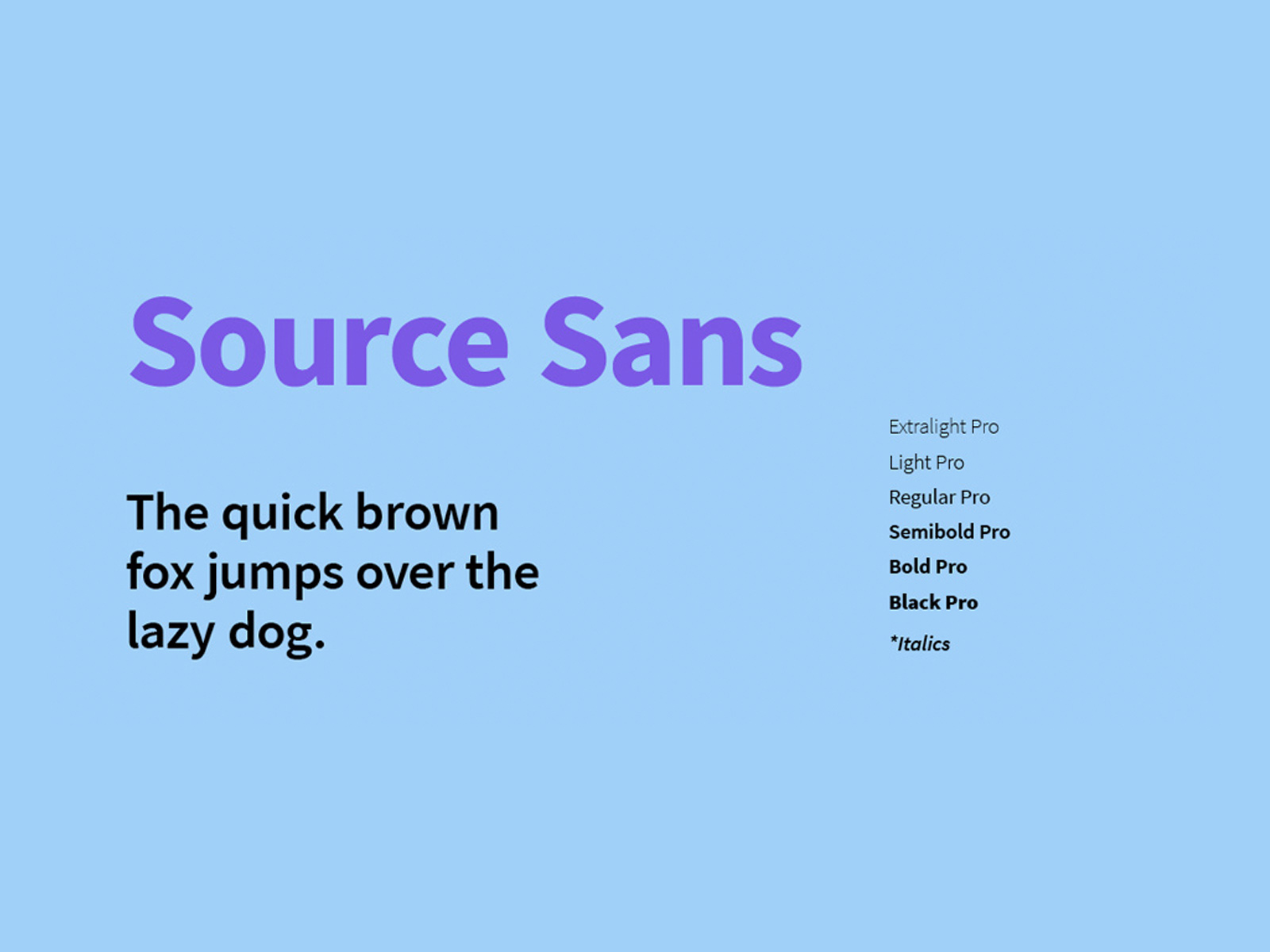 Source Sans Pro - Google Font