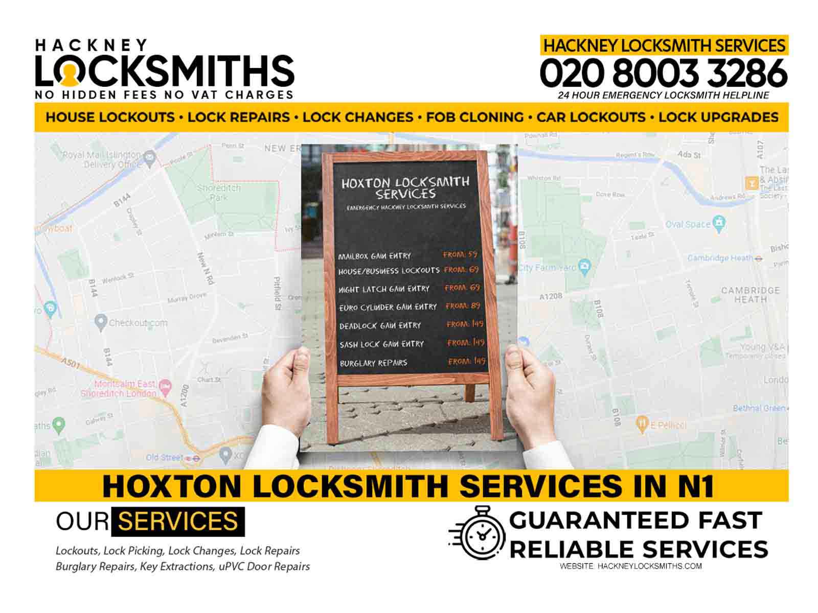 Hackney Locksmith Services