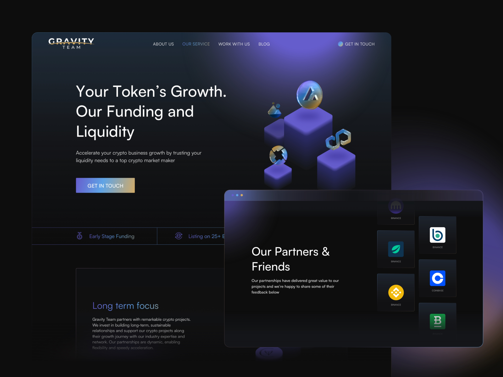 Gravity Team: Our Services – Crypto Coin Market