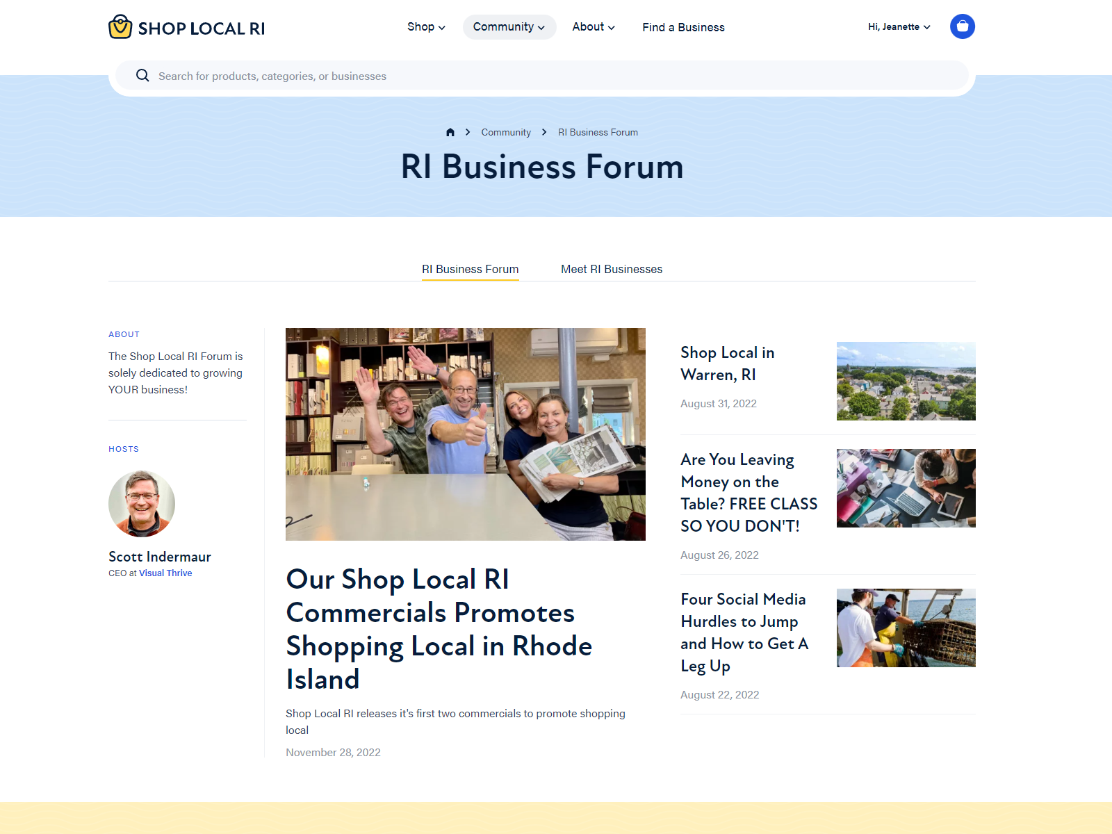 Community Resources & Highlighted Businesses