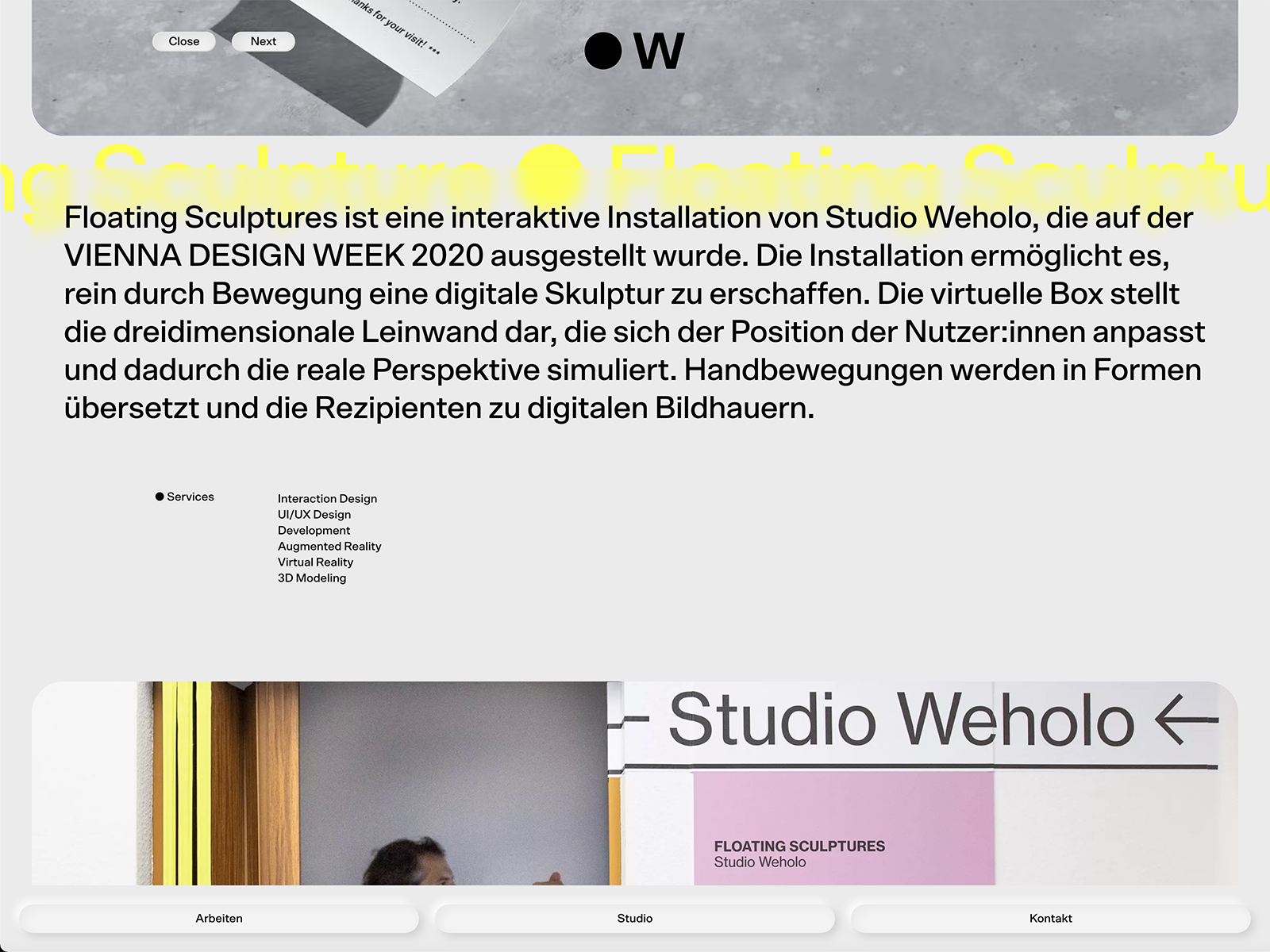 Studio Weholo projects