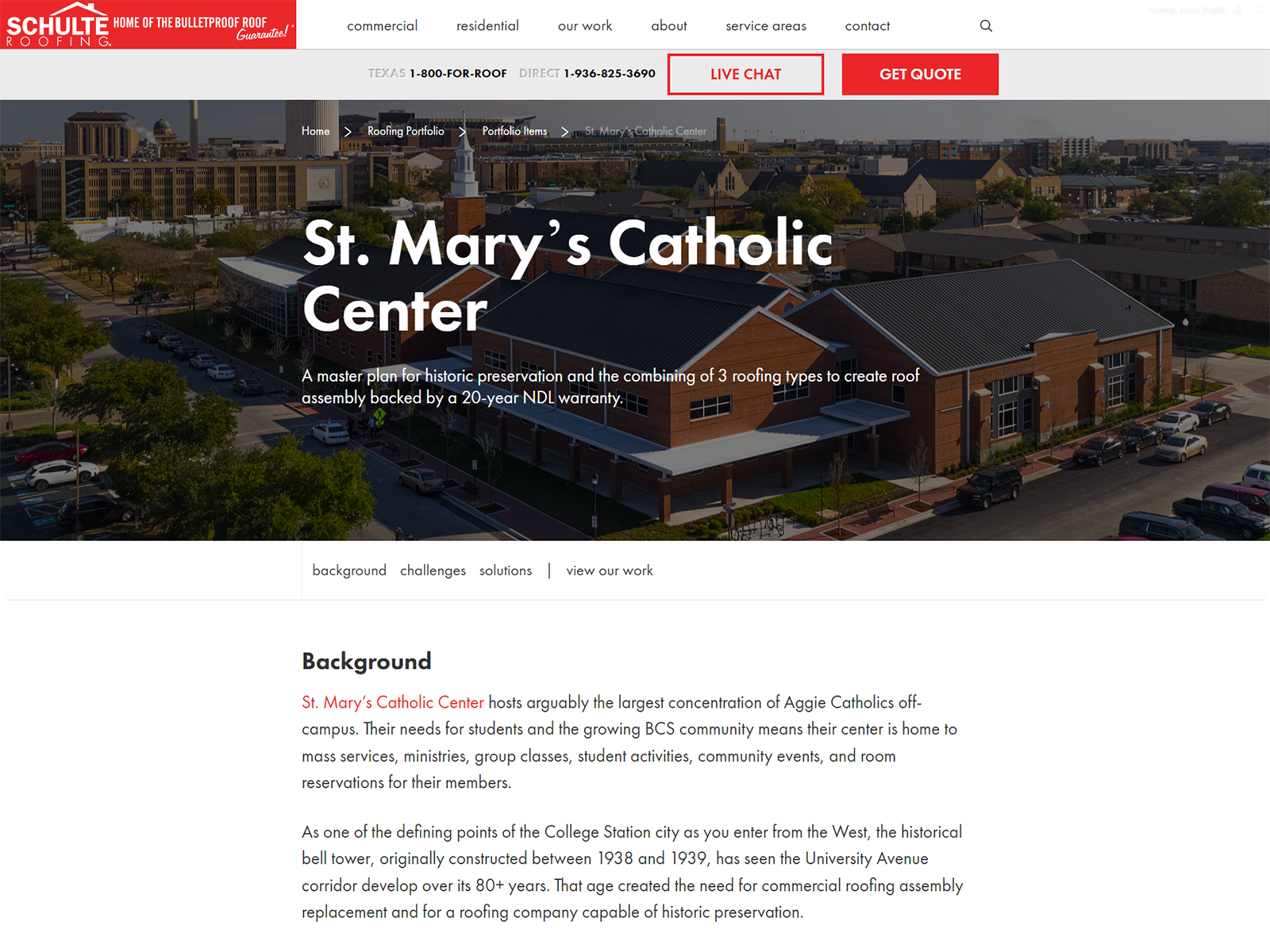 St. Mary’s Catholic Center Case Study