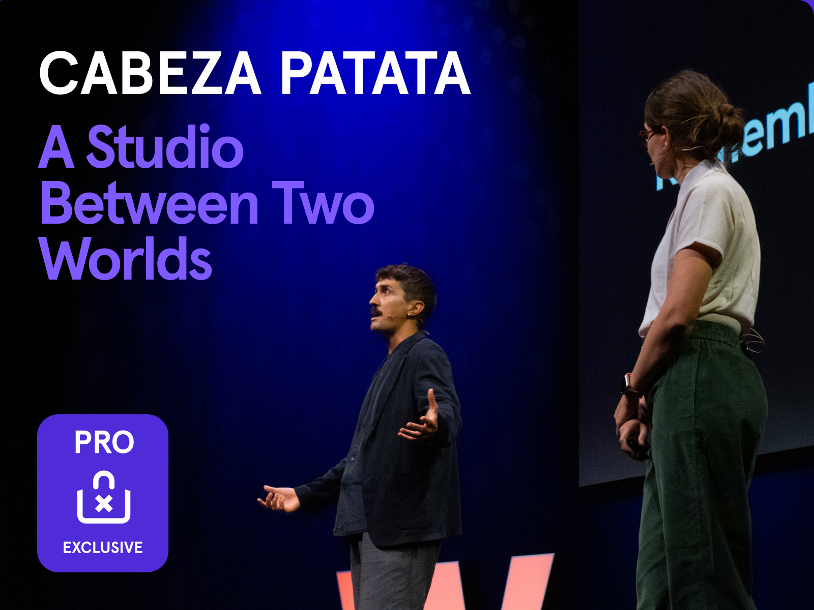 New PRO Content available: watch Cabeza Patata's new talk from Awwwards Conference Amsterdam
