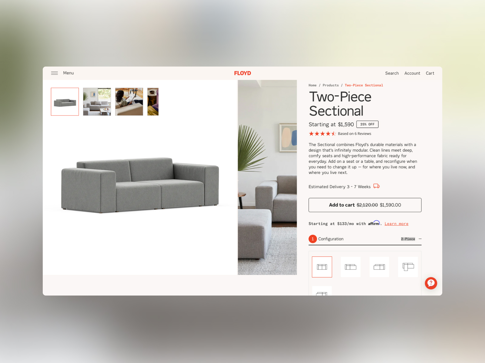 Product Display Page