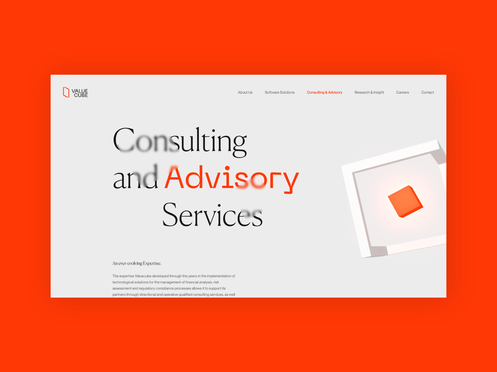Consulting and Advisory