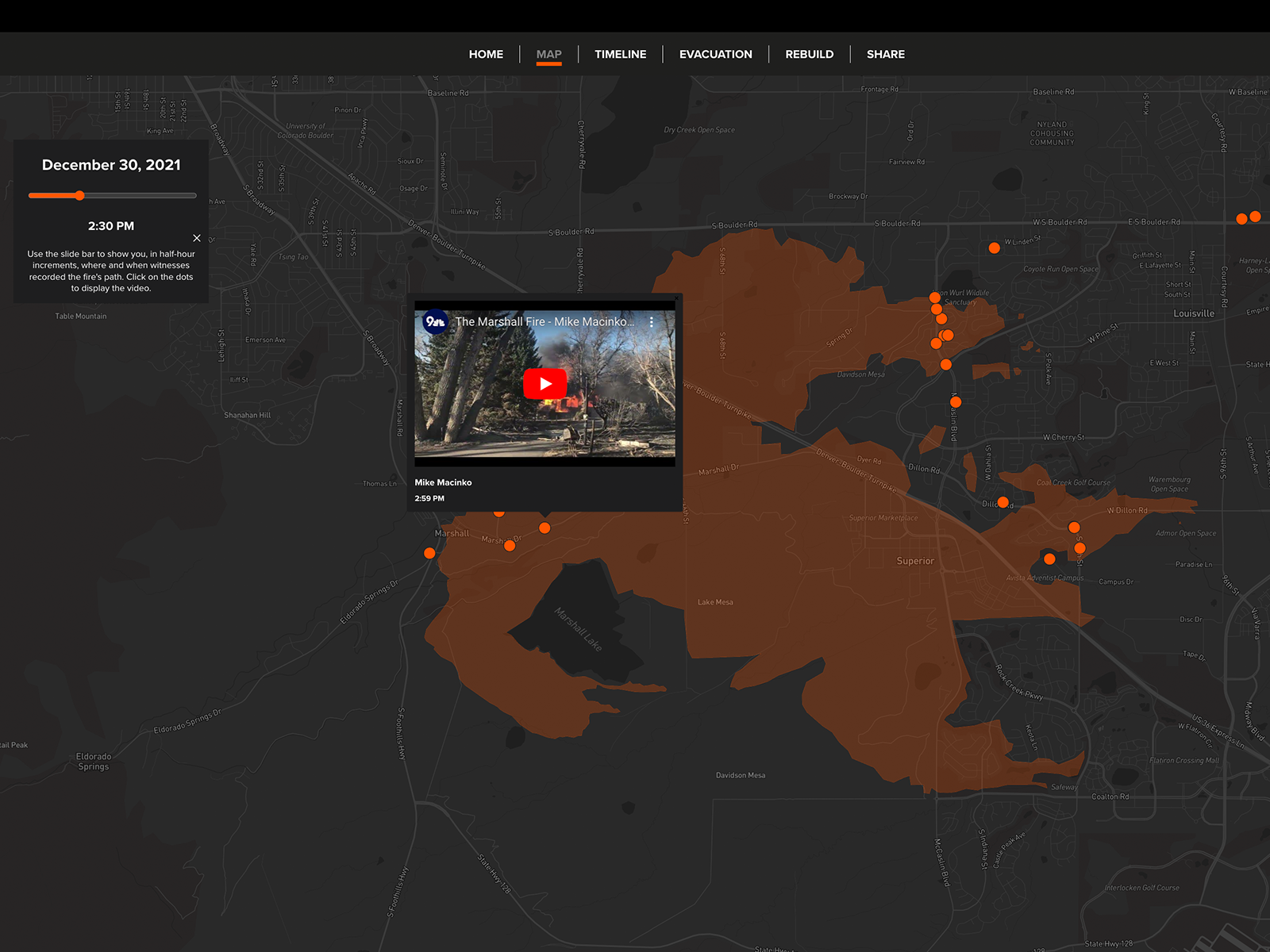 Interactive Maps and Animations
