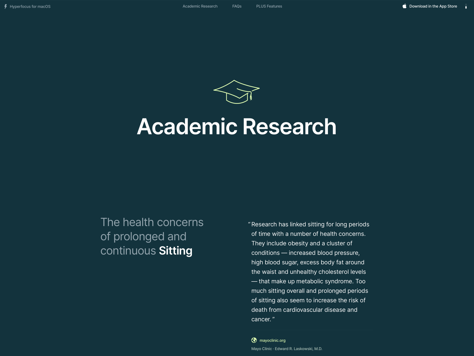 Academic Research Page