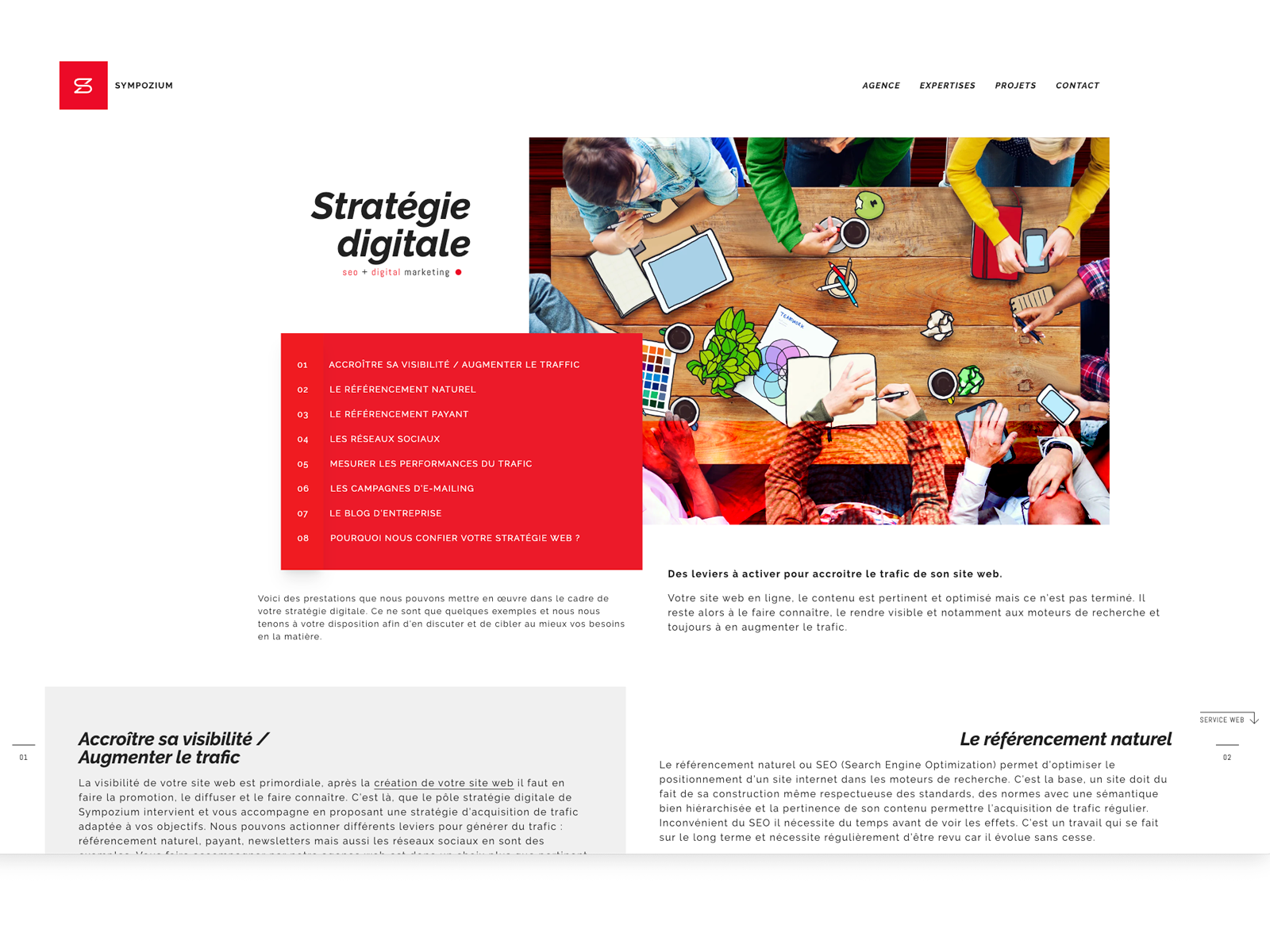Expertises : Website creation / Graphic design / Digital strategy