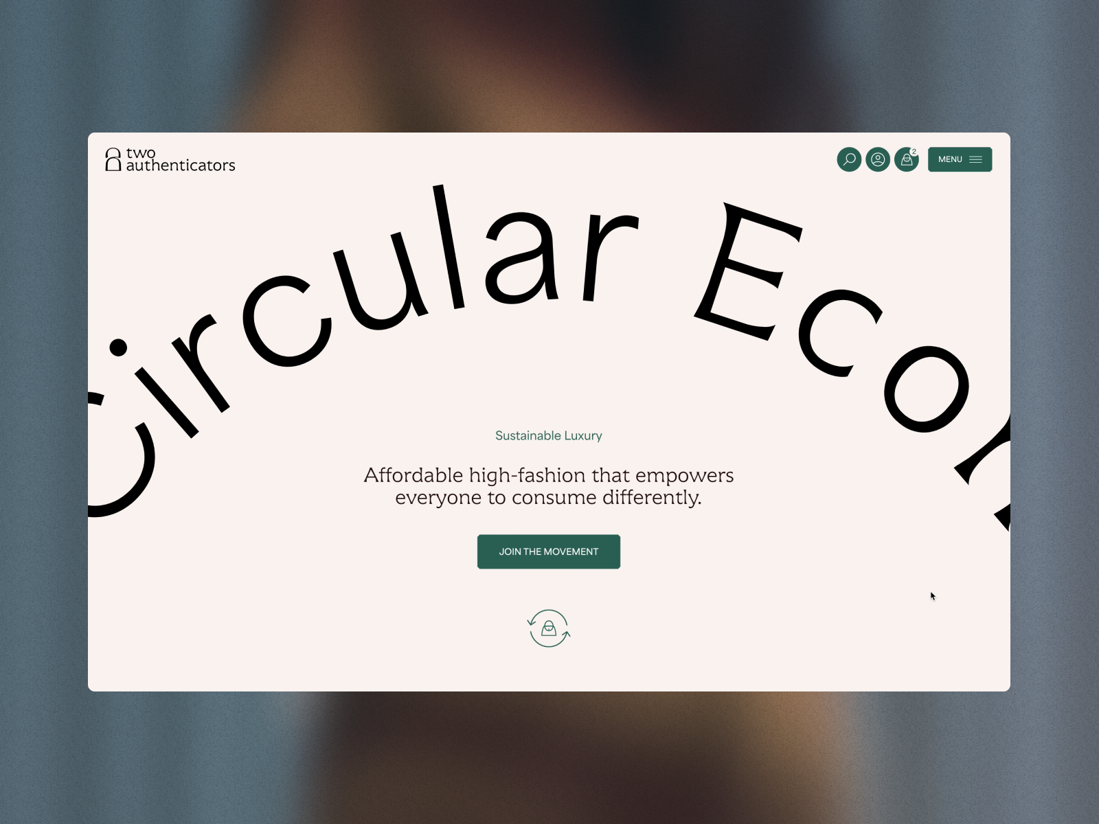 Rotating text - Circular Economy